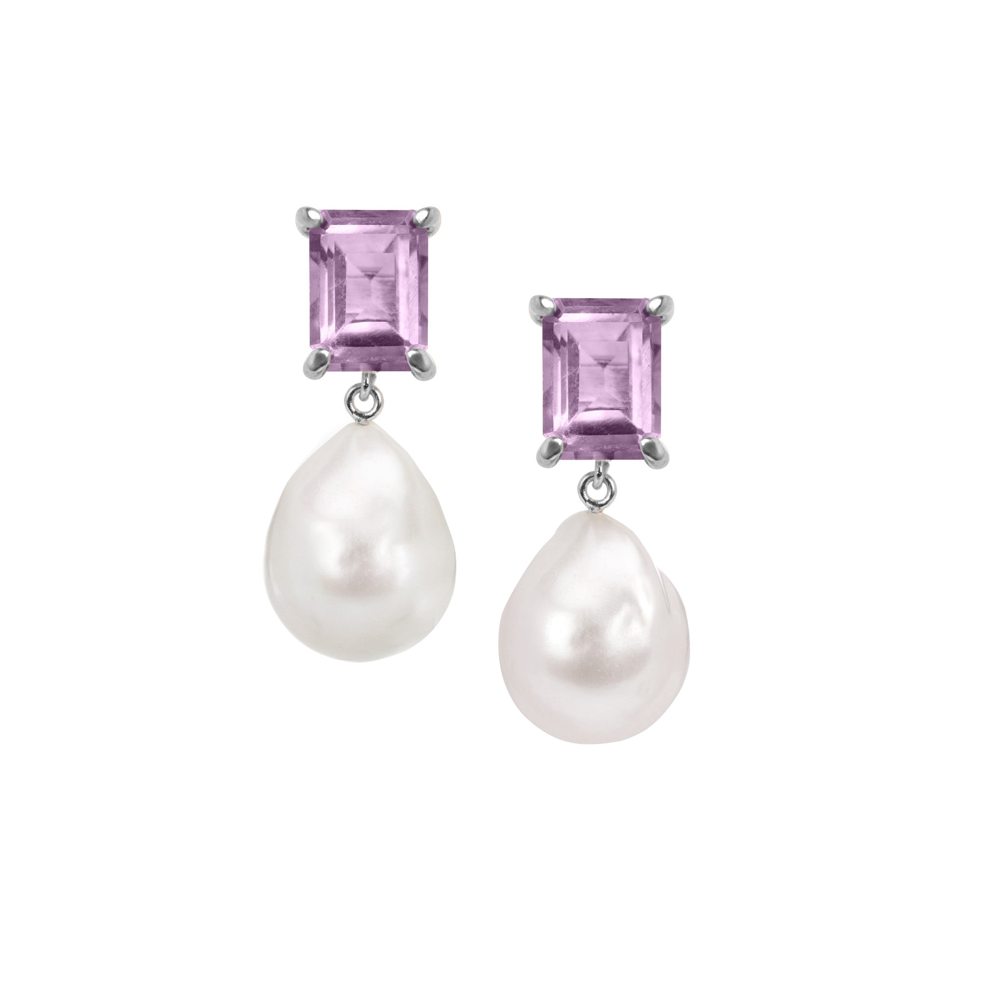 The Bellen: Baroque Pearl Earrings