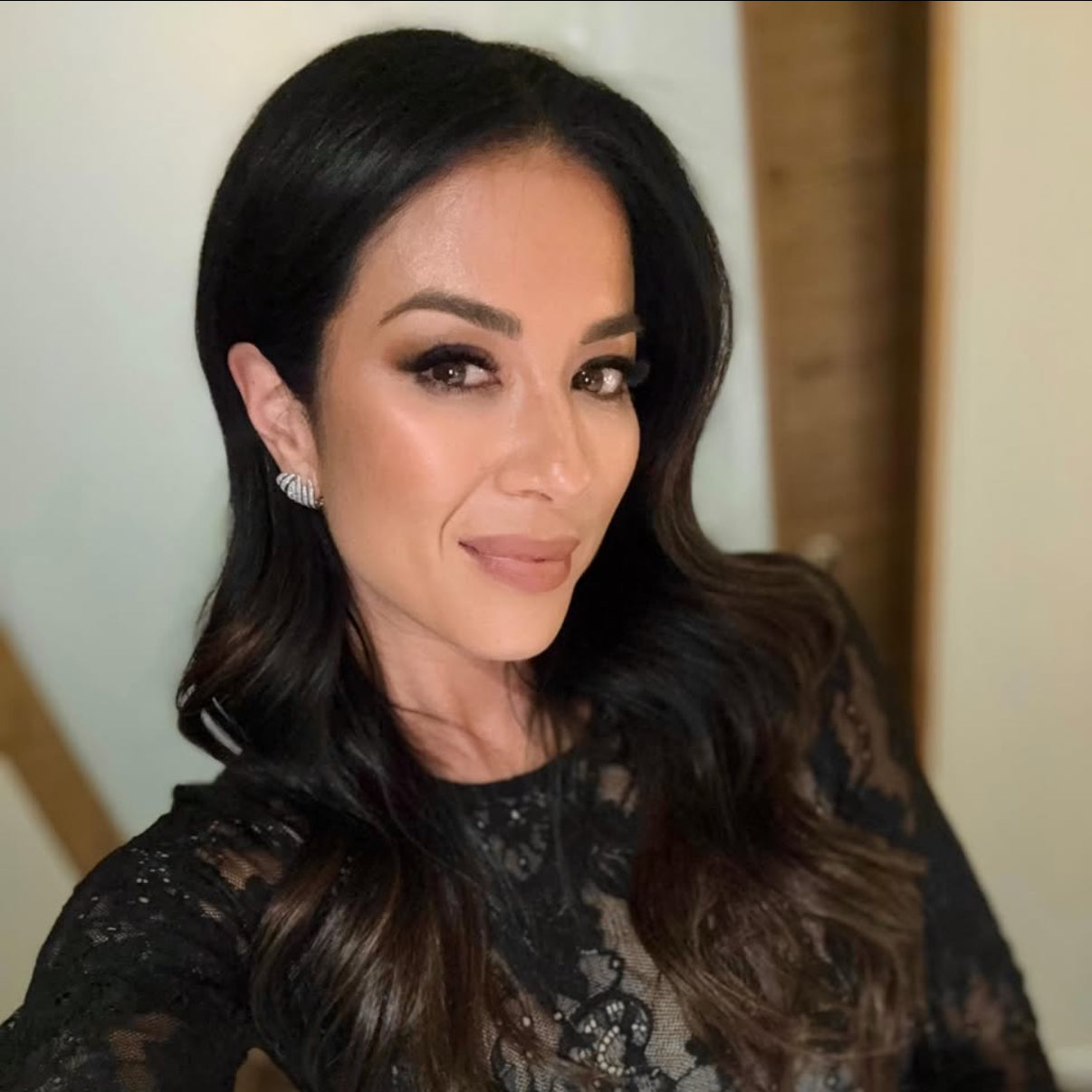 The Kirby: Cubic Zirconia Climber Earrings: