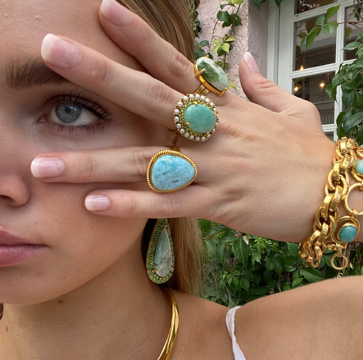 The Caroline: Freshwater Pearl Cocktail Ring