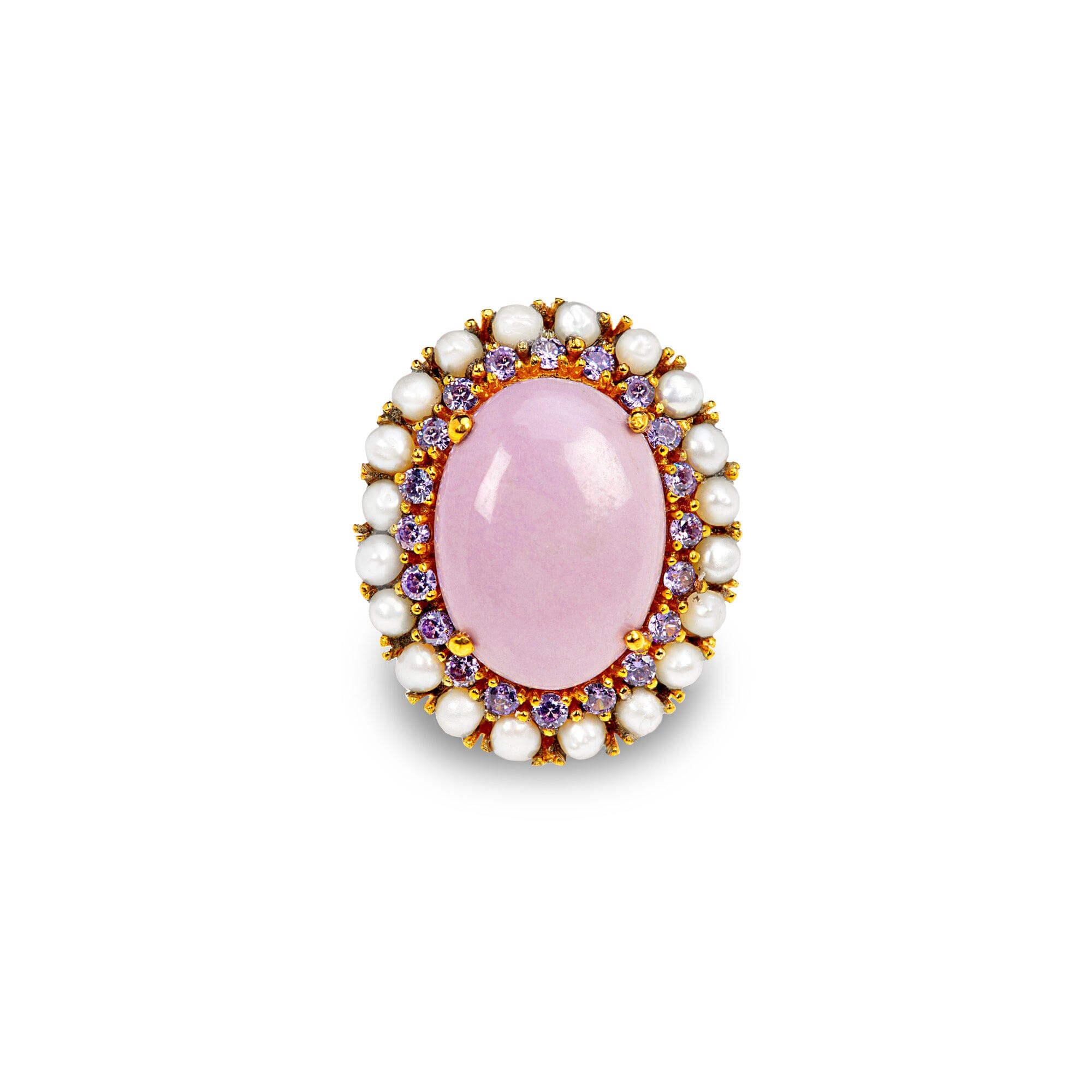 The Caroline: Freshwater Pearl Cocktail Ring