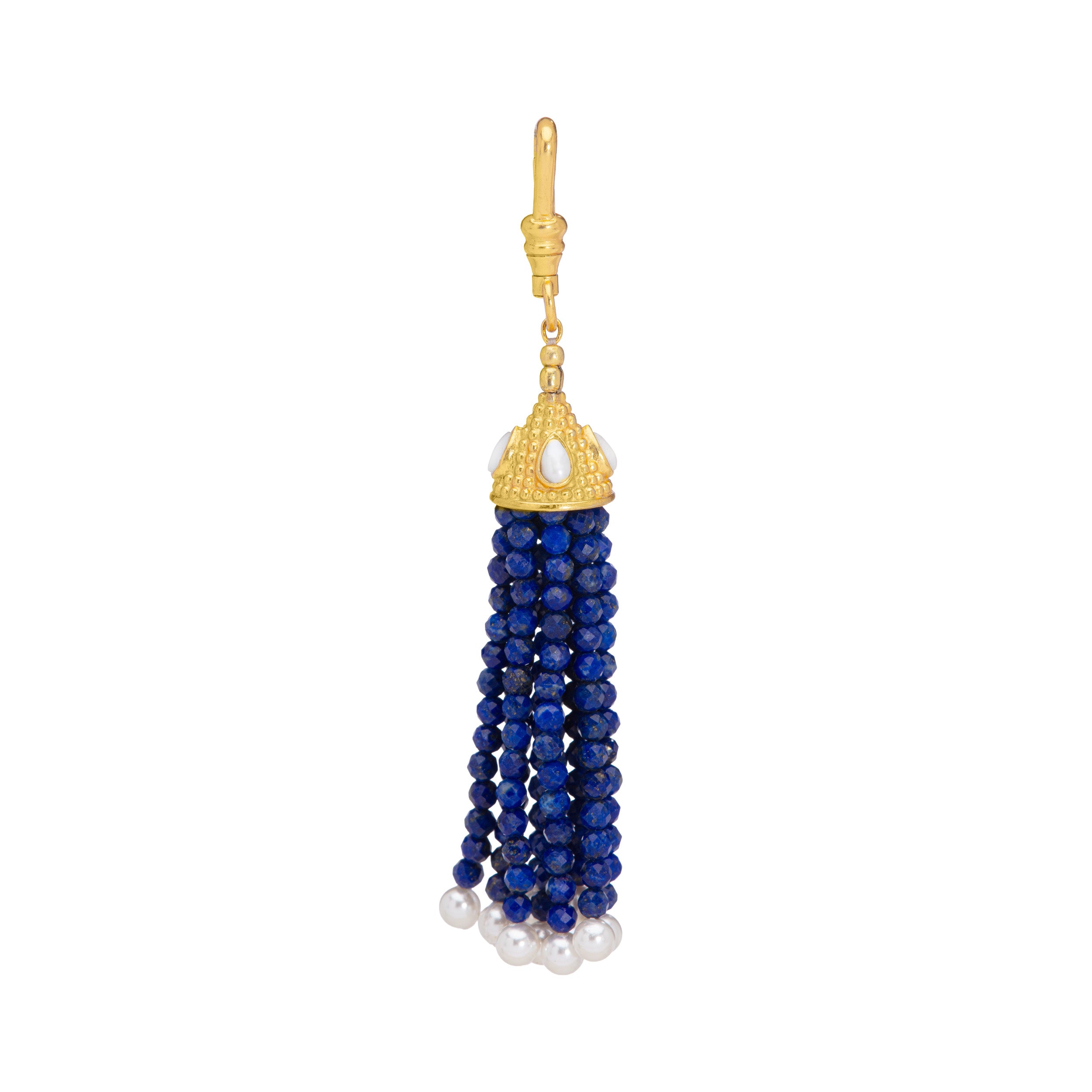 The Odessa: Lapis Lazuli Tassel Charm