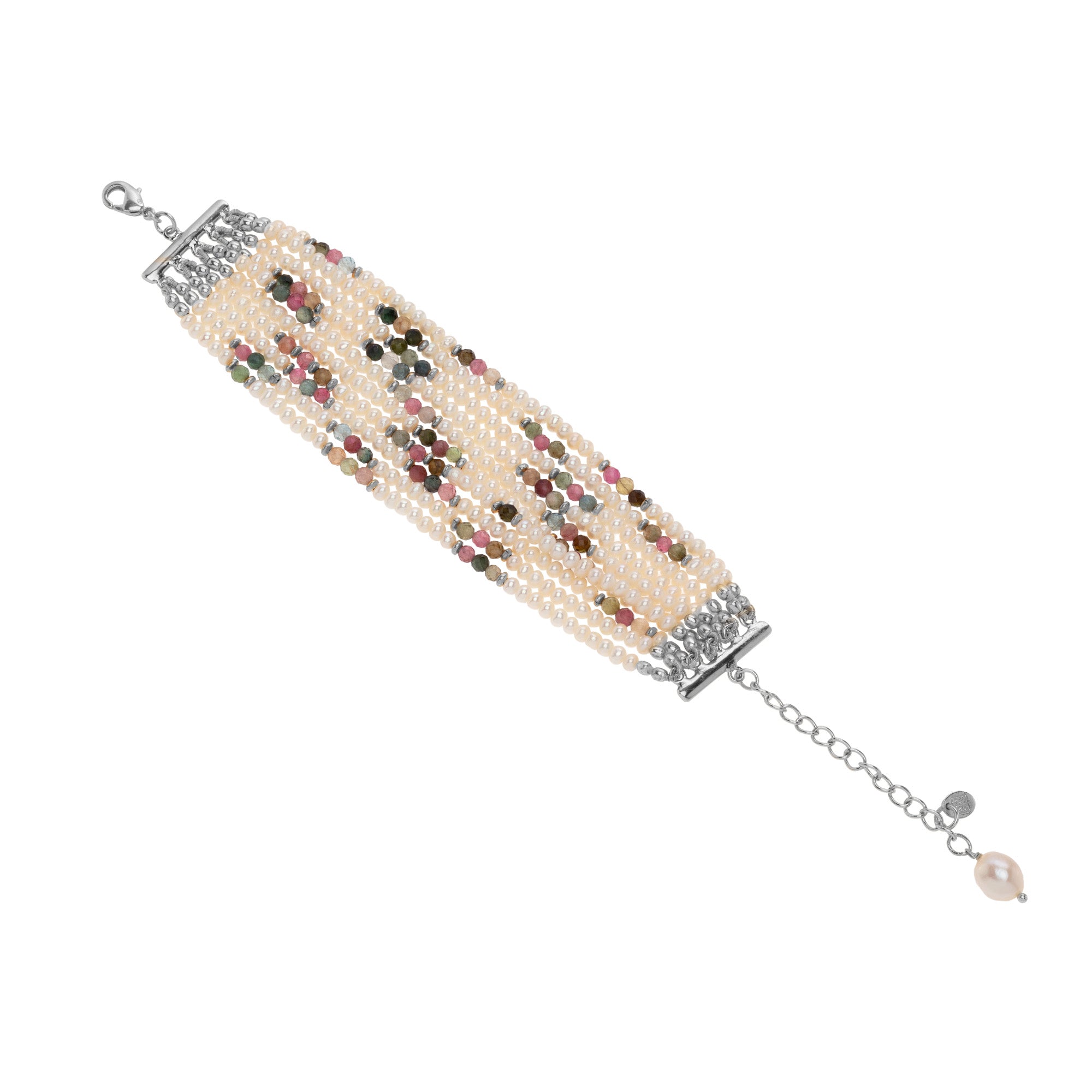 The Mary-Anne: Tourmaline and Freshwater Strand Bracelet