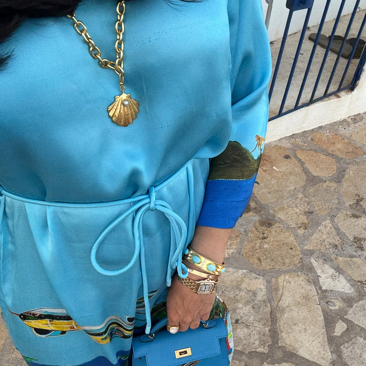 The Delphine: Long Link Necklace