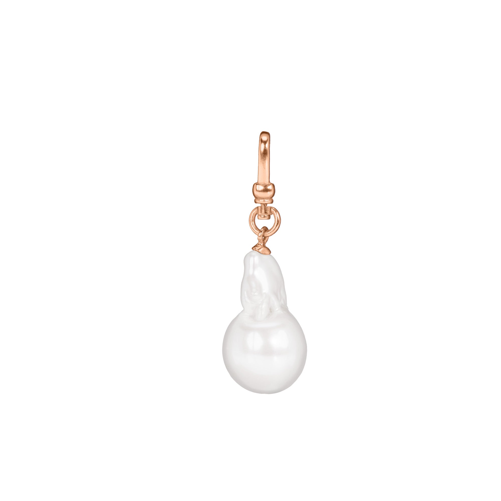 Natural Baroque Pearl Charm