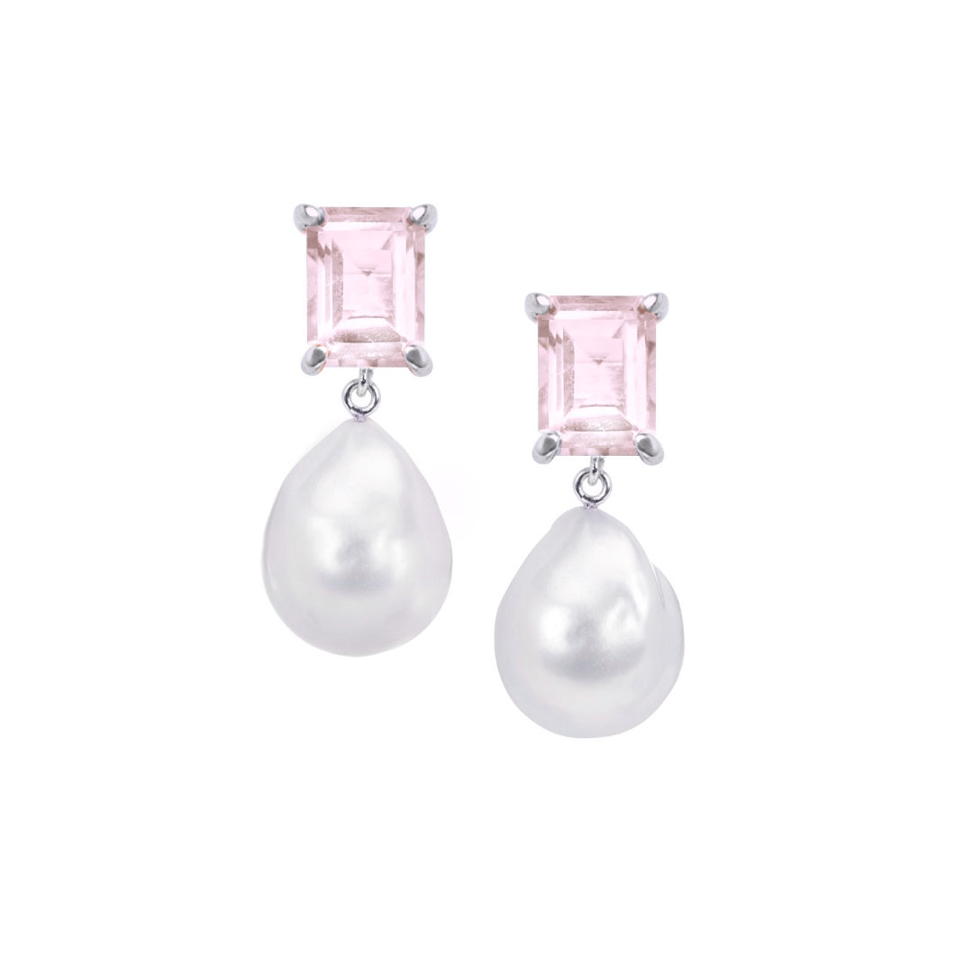 The Bellen: Baroque Pearl Earrings