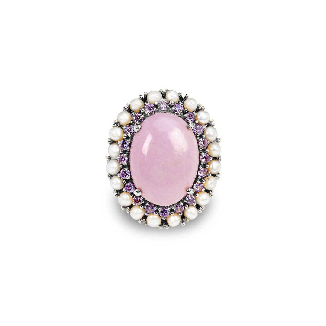 The Caroline: Freshwater Pearl Cocktail Ring