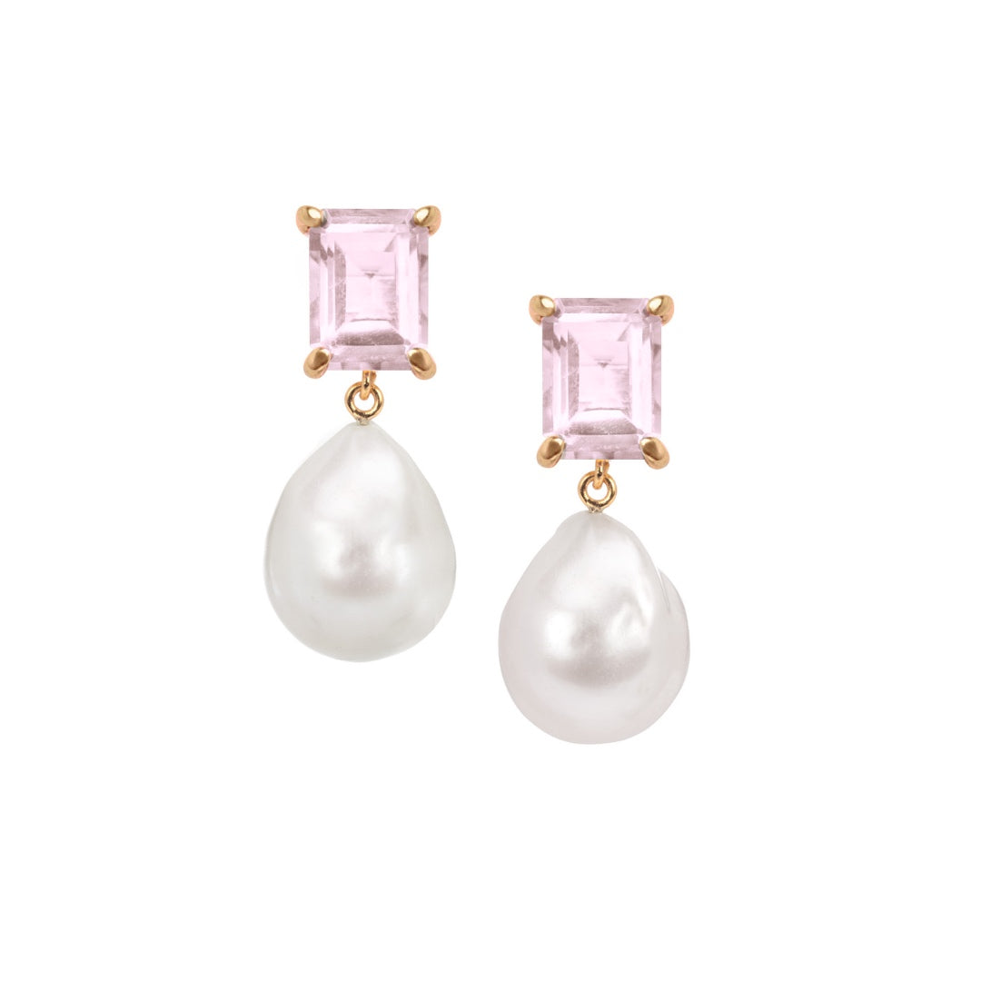 The Bellen: Baroque Pearl Earrings