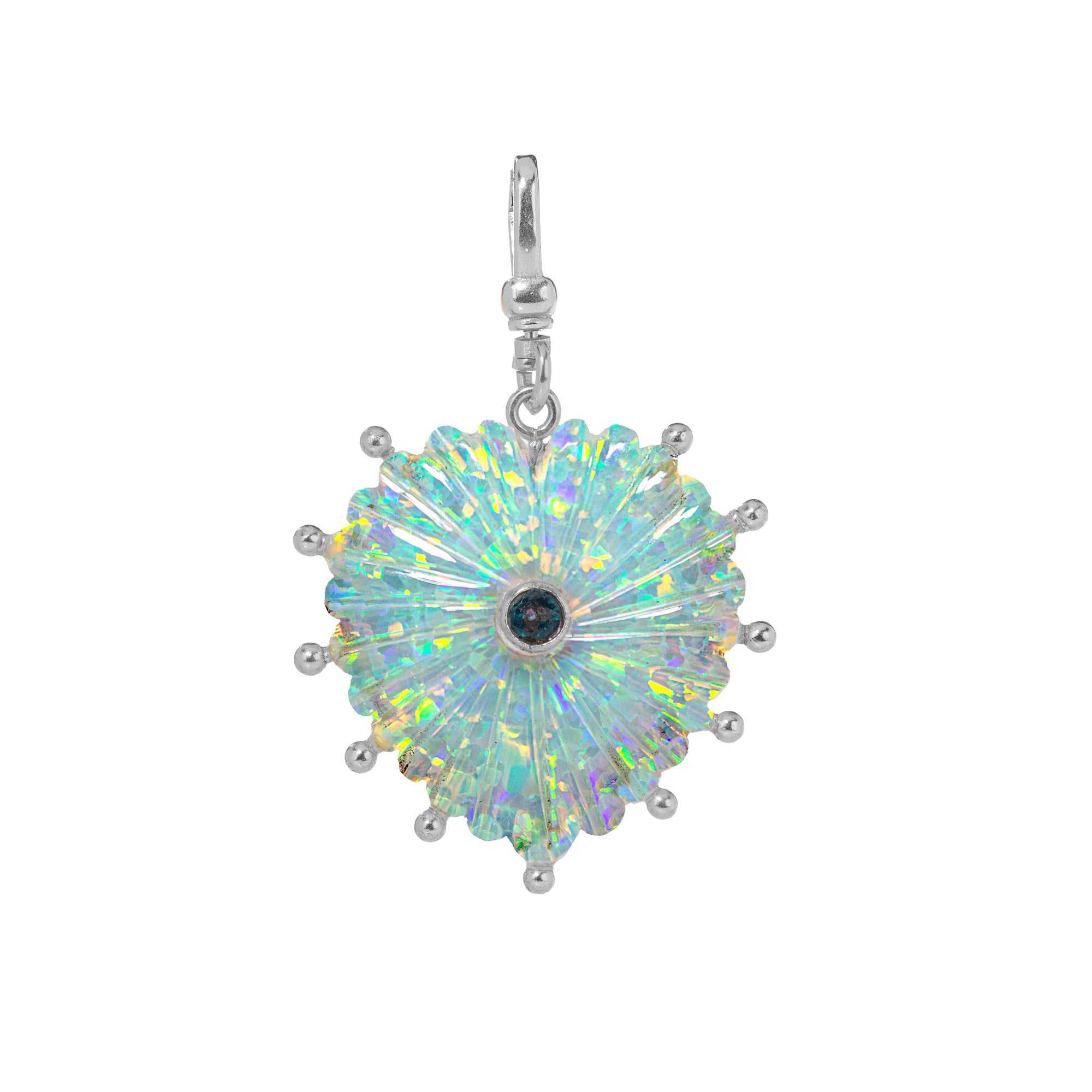 The Mabel: Reversible Carved Opal Heart