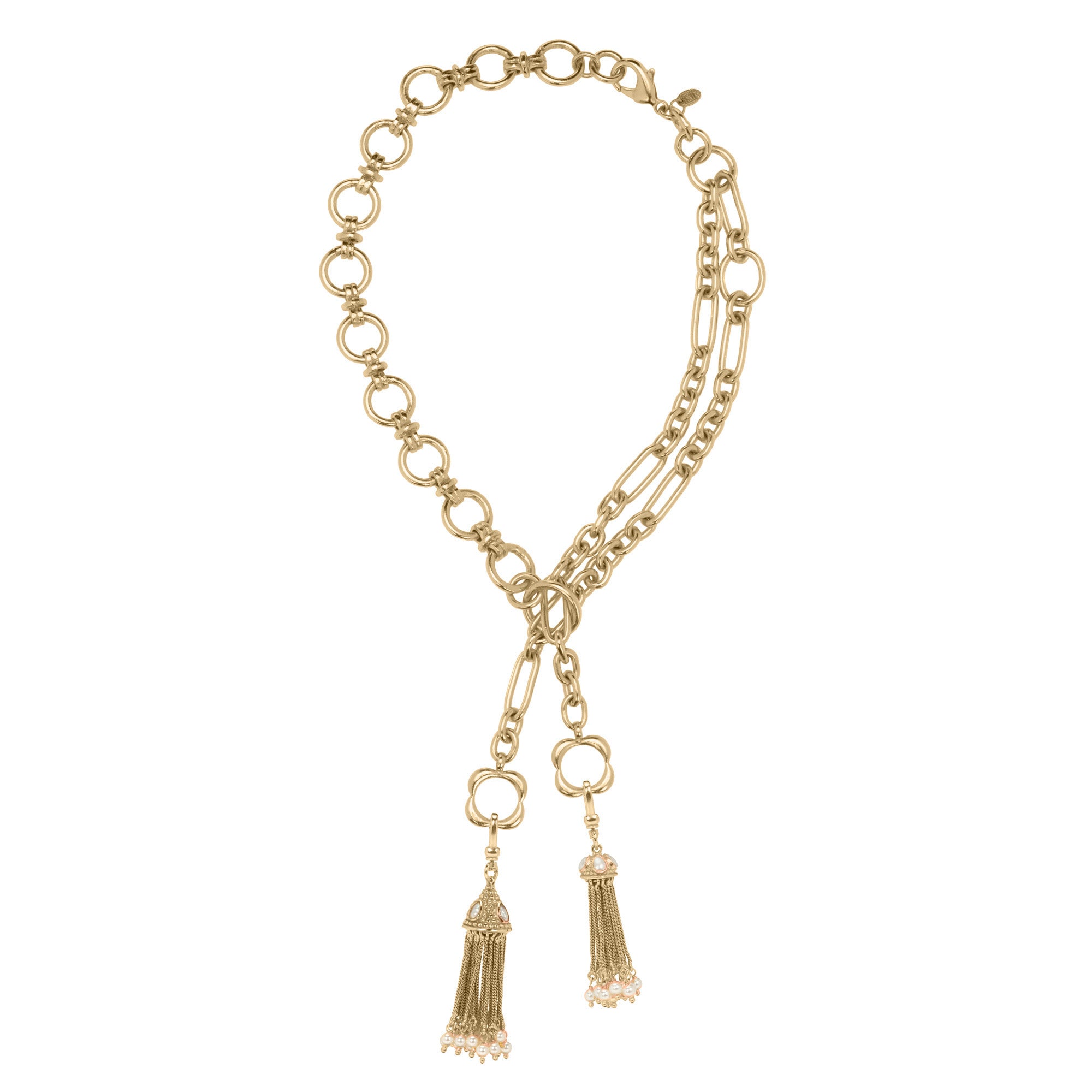 The Wilhelmina: Chunky Link & Figaro Link Necklace