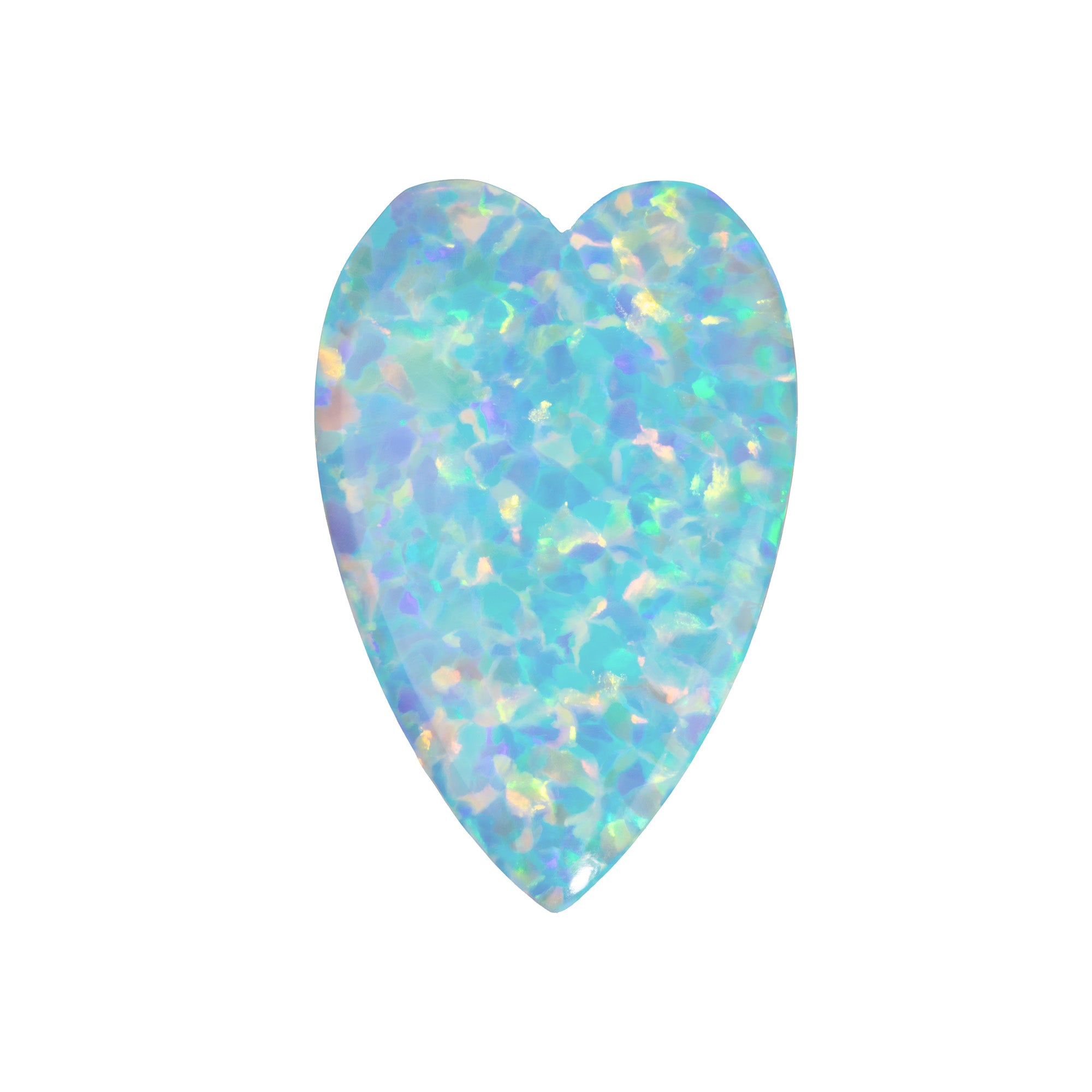 Large Elongated Heart Reversible Charms