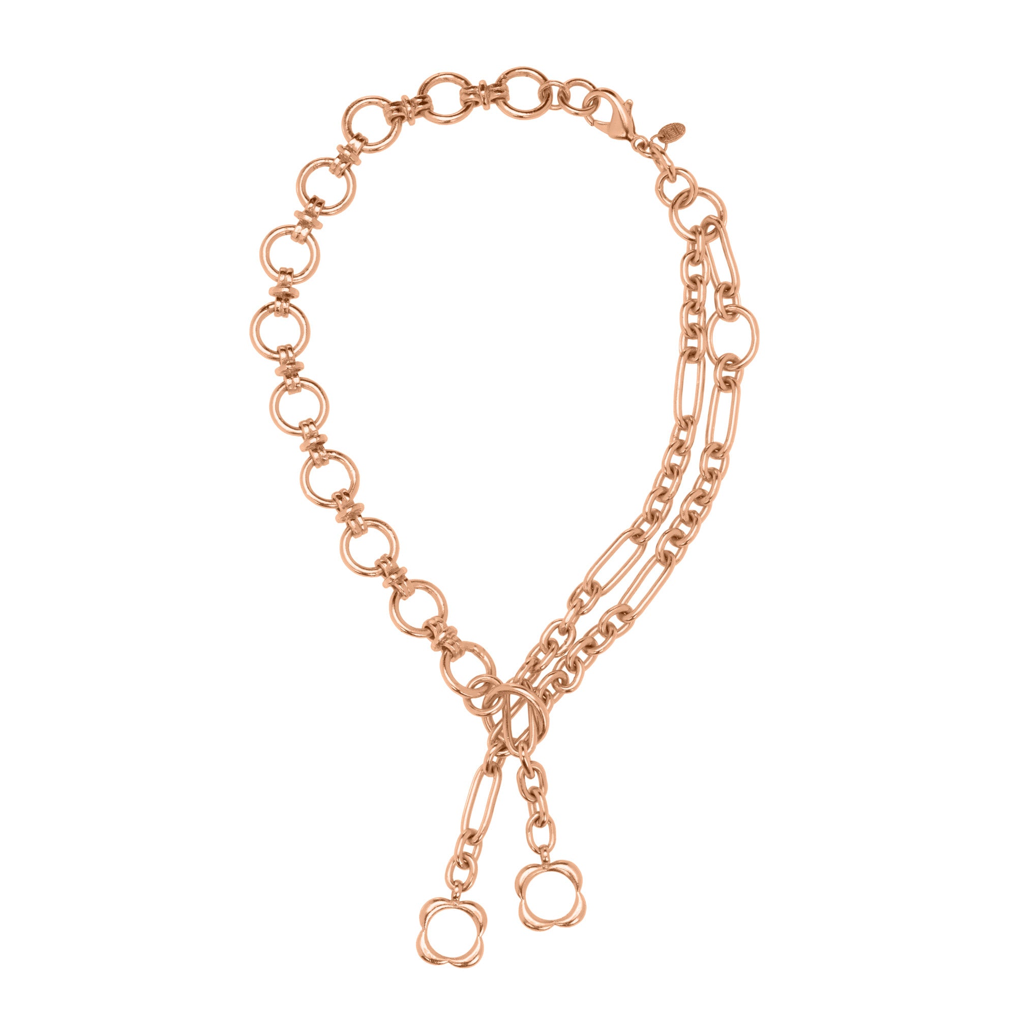 The Wilhelmina: Chunky Link & Figaro Link Necklace