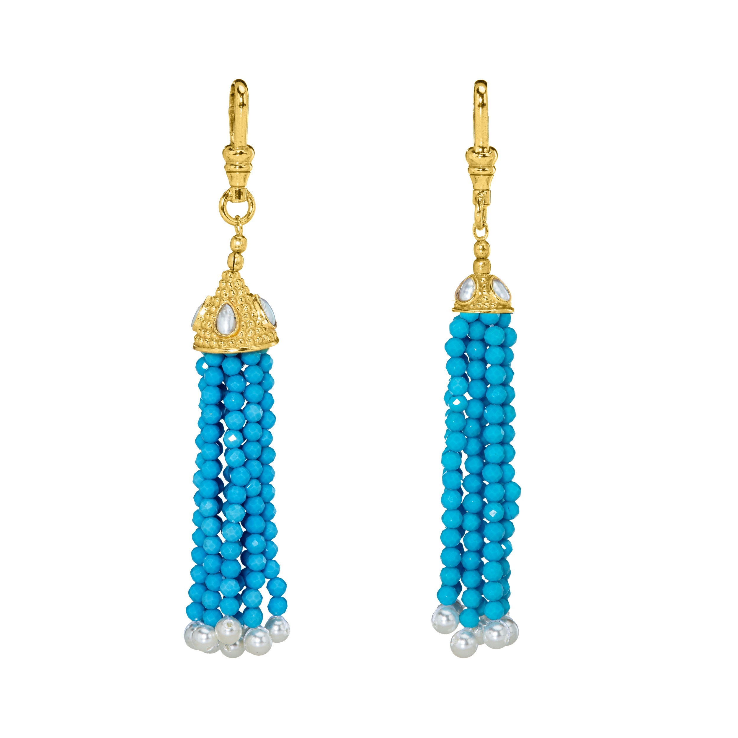 The Odessa: Turquoise Tassel Charm
