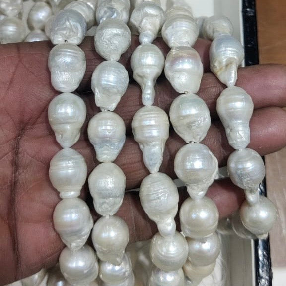 Natural Baroque Pearl Charm