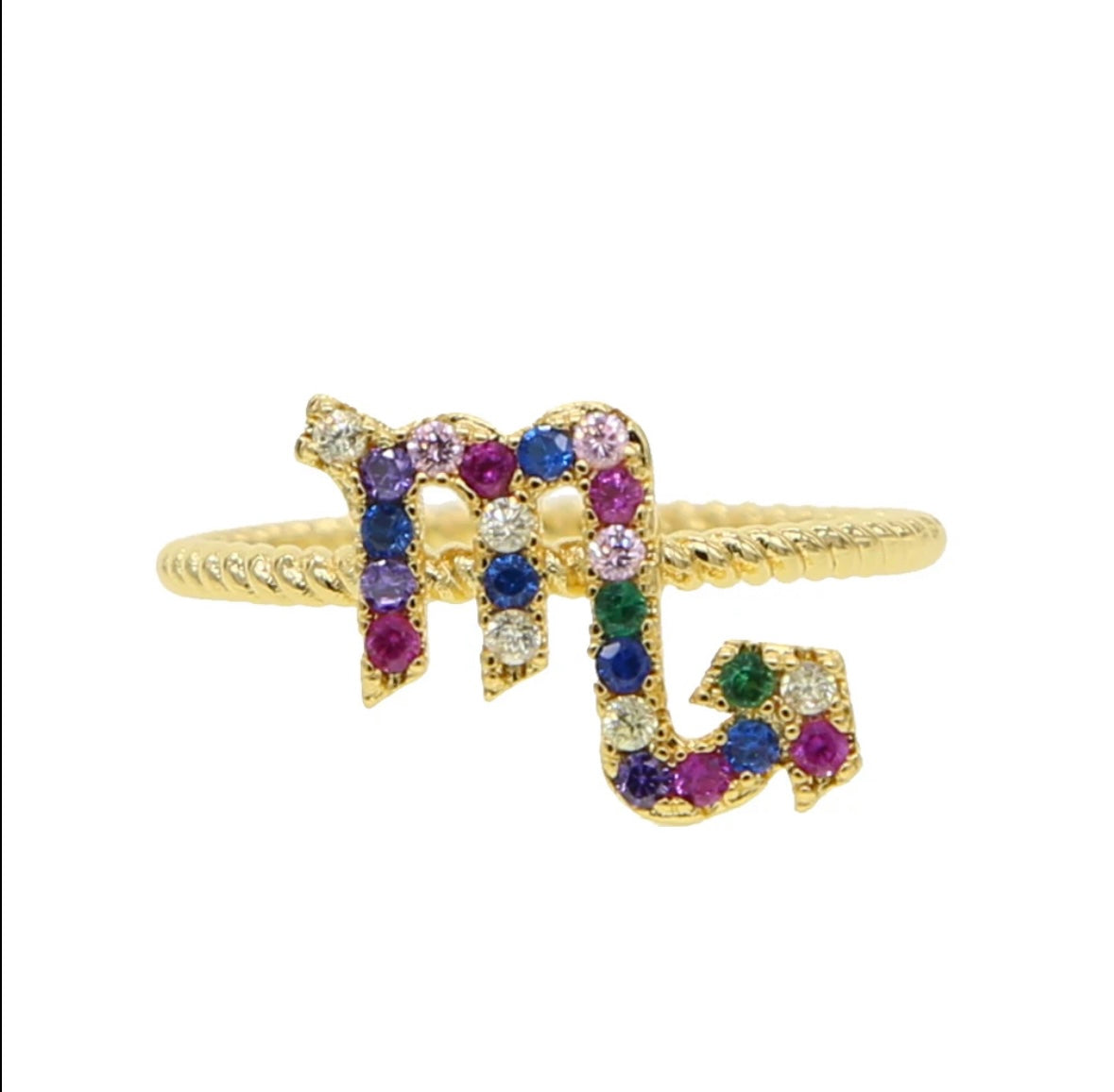 Zodiac Multi Stone Rings