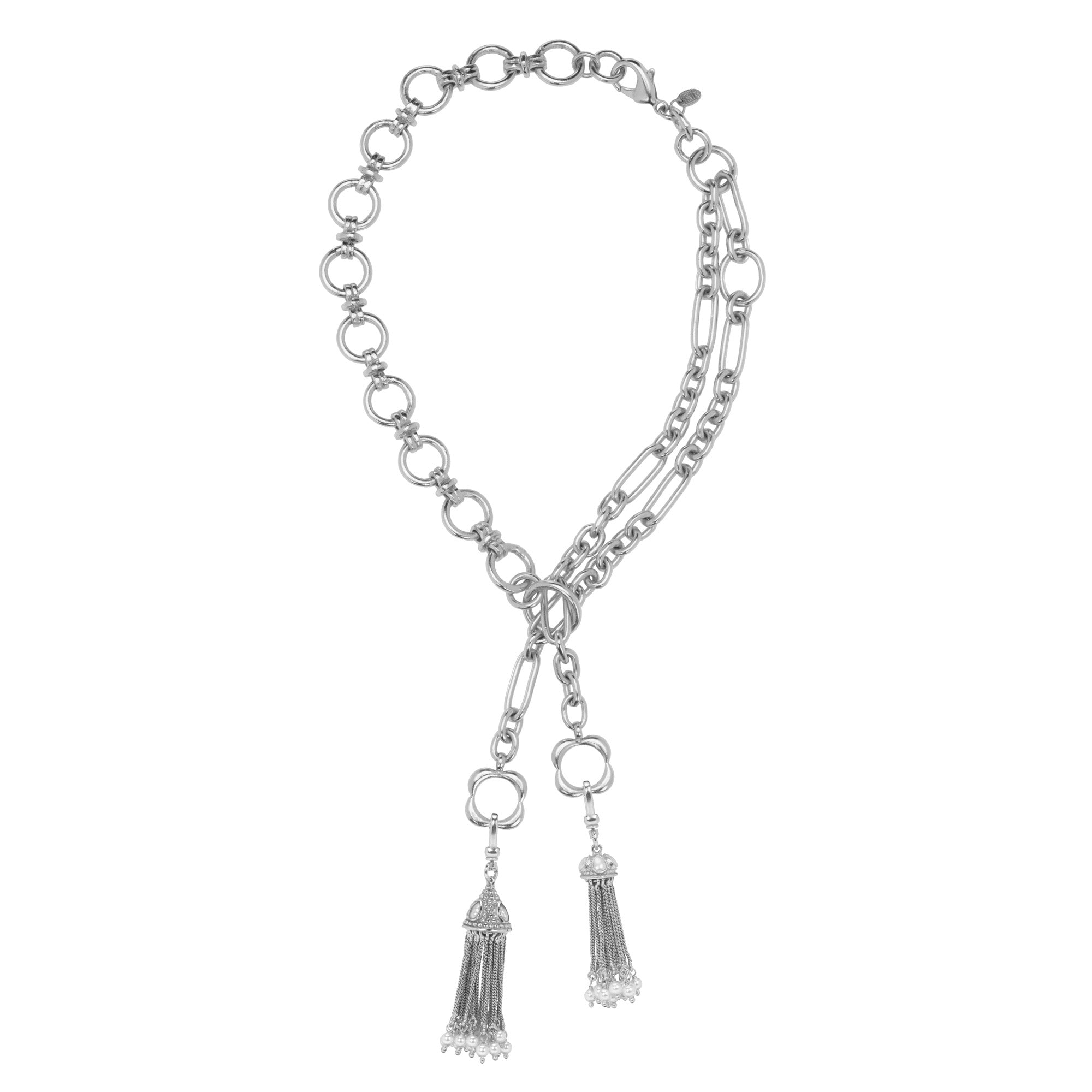 The Odessa: Tassel & Pearl Charm