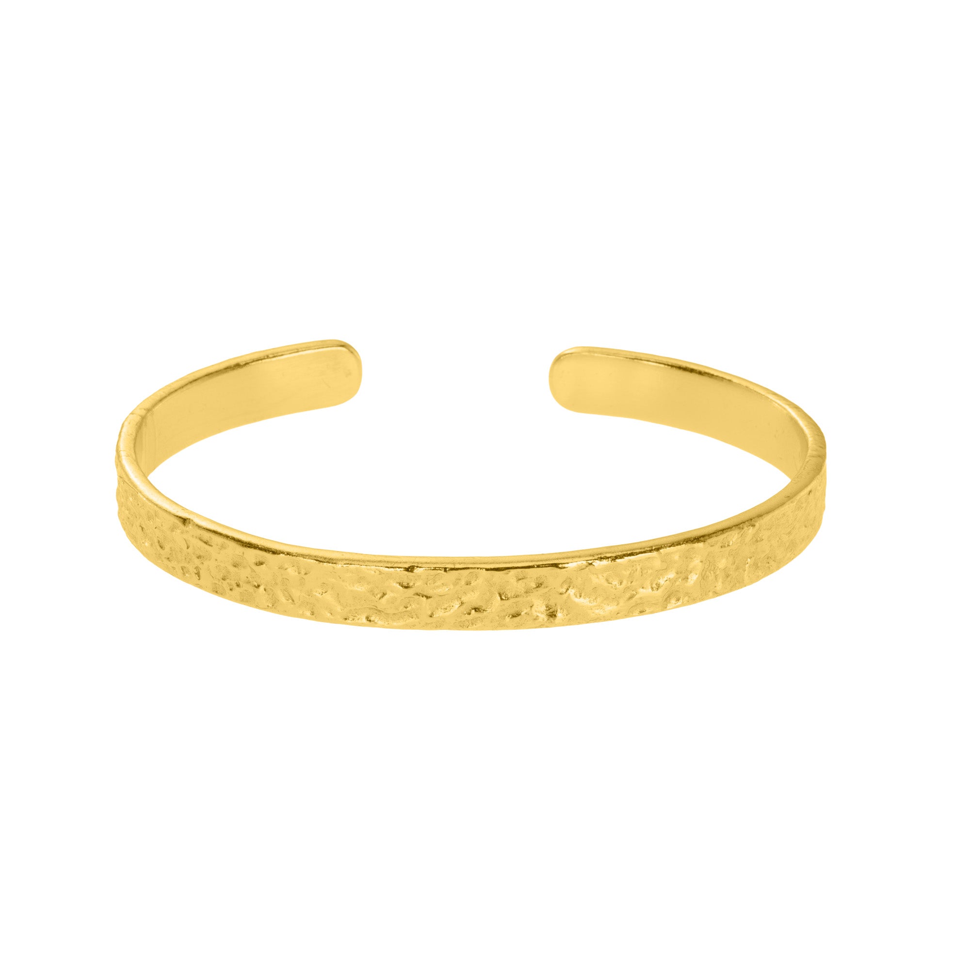 3 piece hammered cuff stack: The Rayna