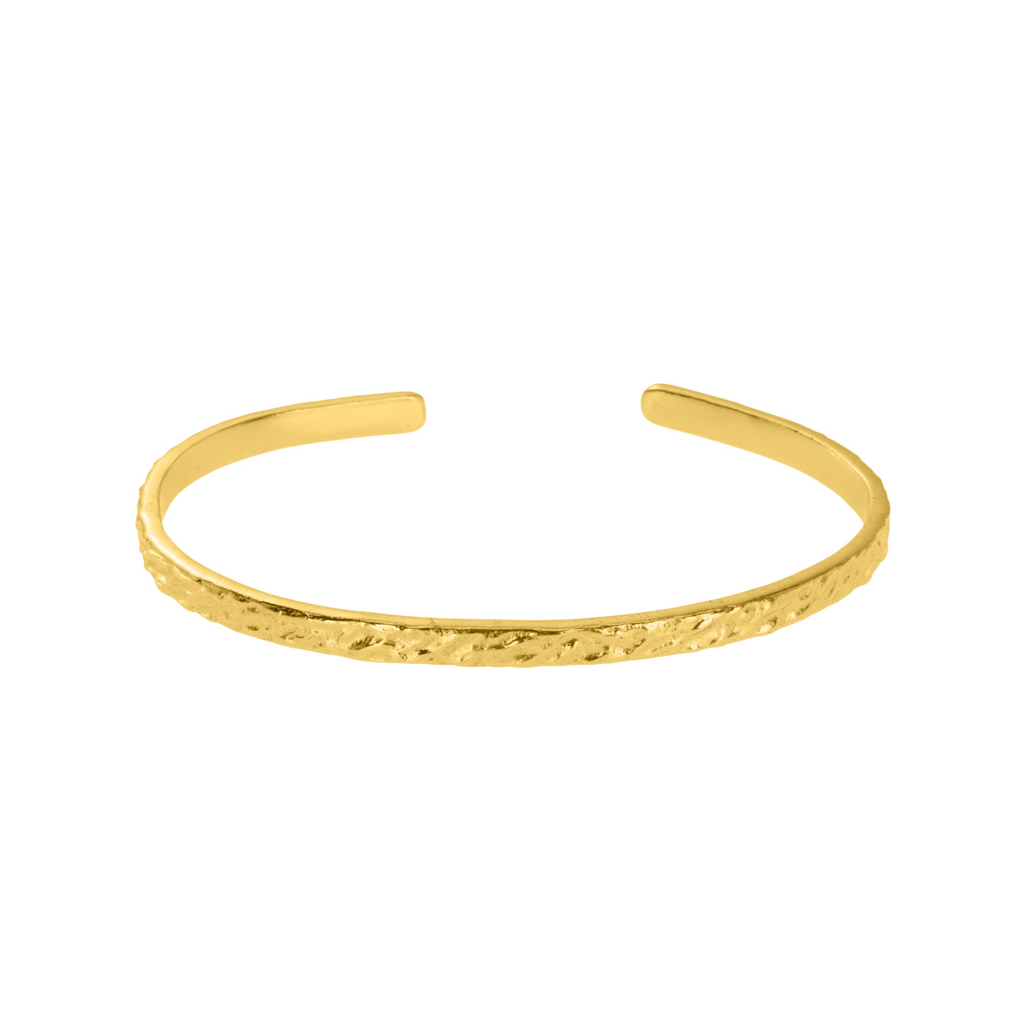 3 piece hammered cuff stack: The Rayna