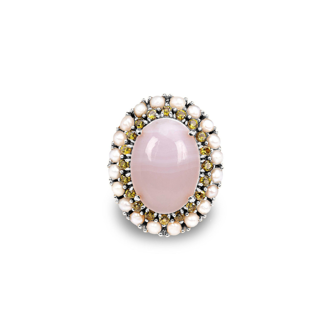 The Caroline: Freshwater Pearl Cocktail Ring