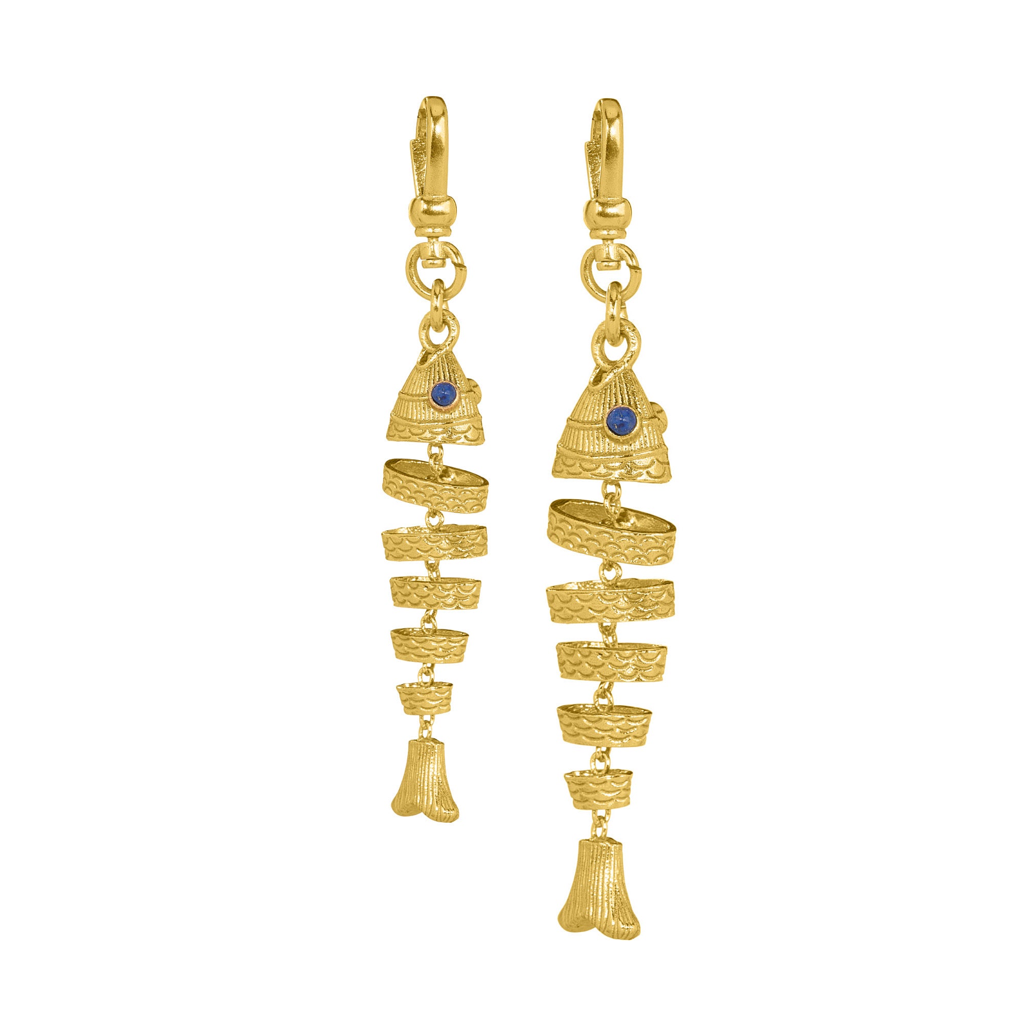 The Aurelia: Small Reversible Gemstone Fish Charm