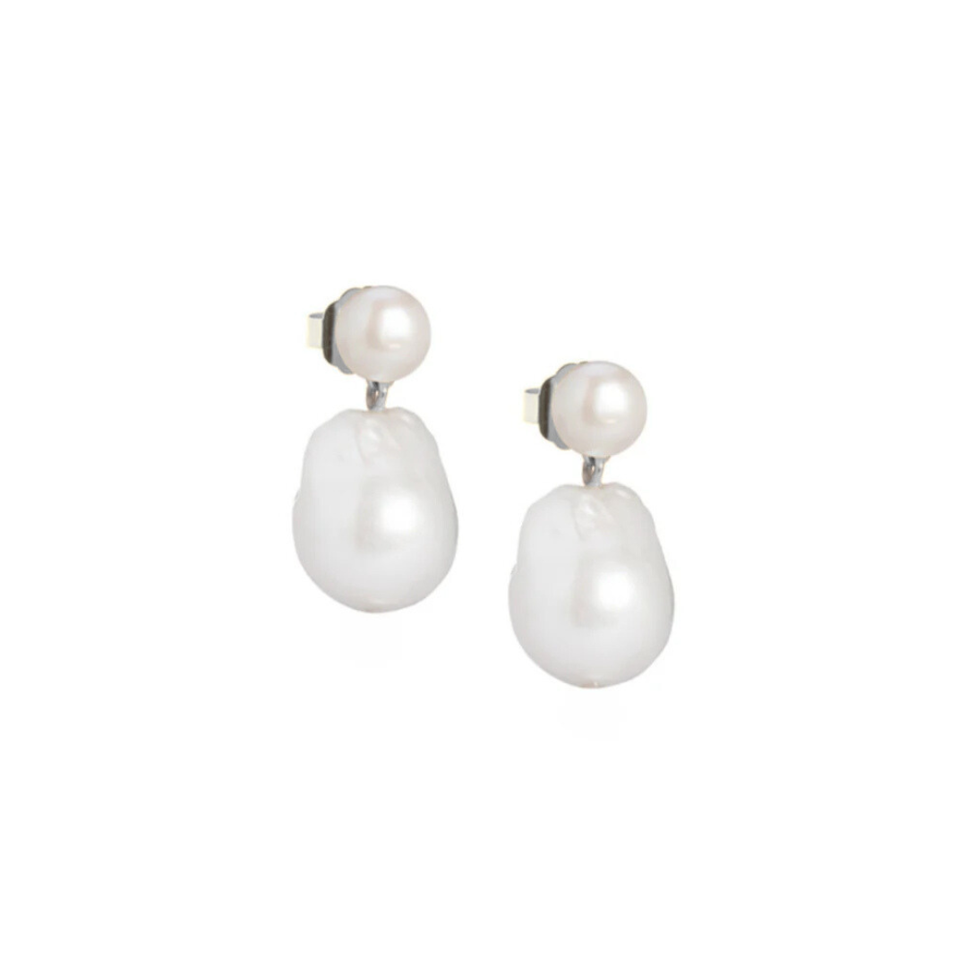 Baroque Pearl Drop Earrings: The Ella