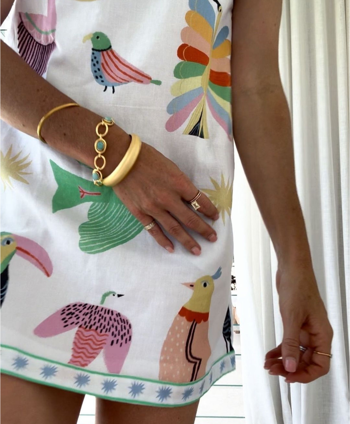 Gemstone & Link Bracelet: The Ada