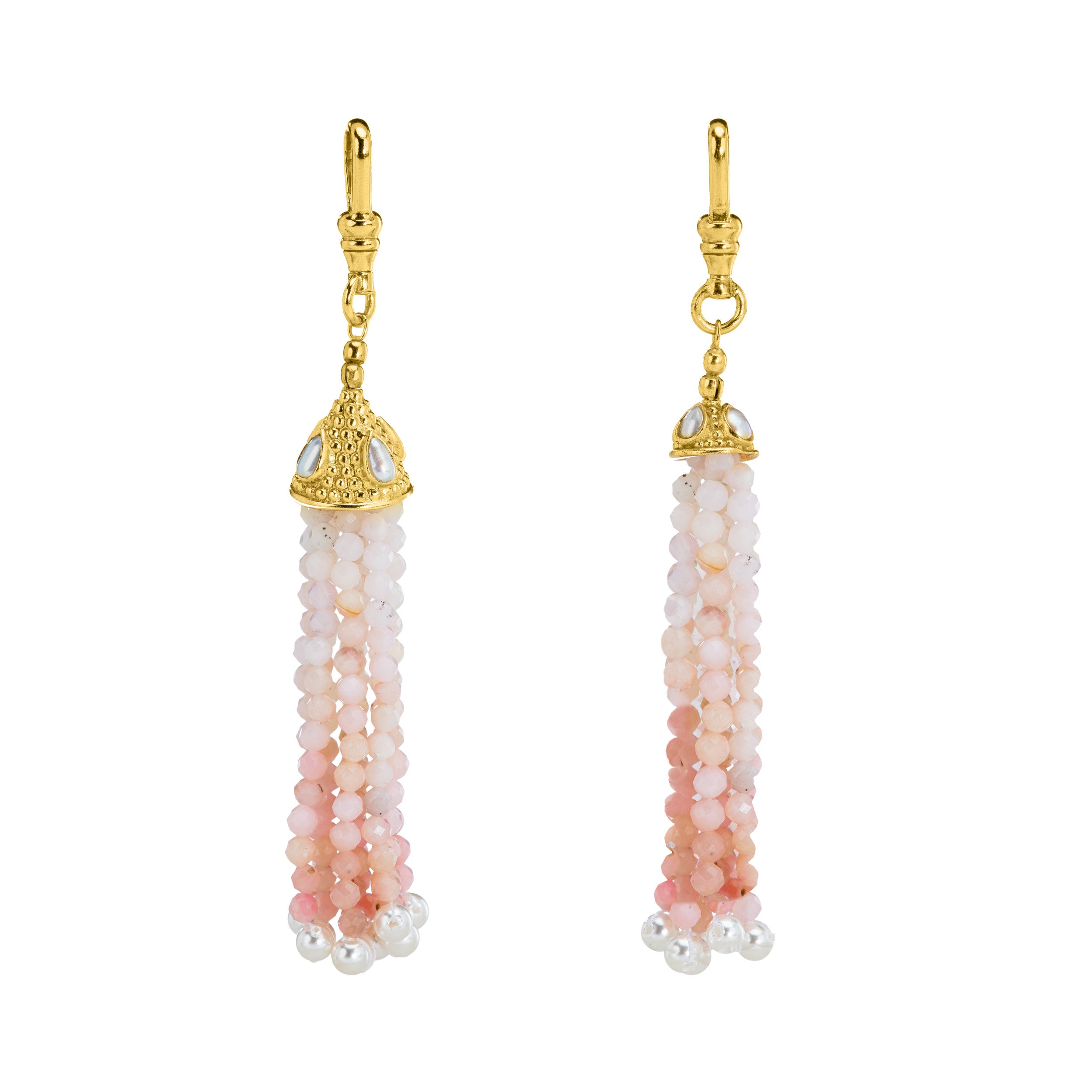 The Odessa: Pink Opal Tassel Charm