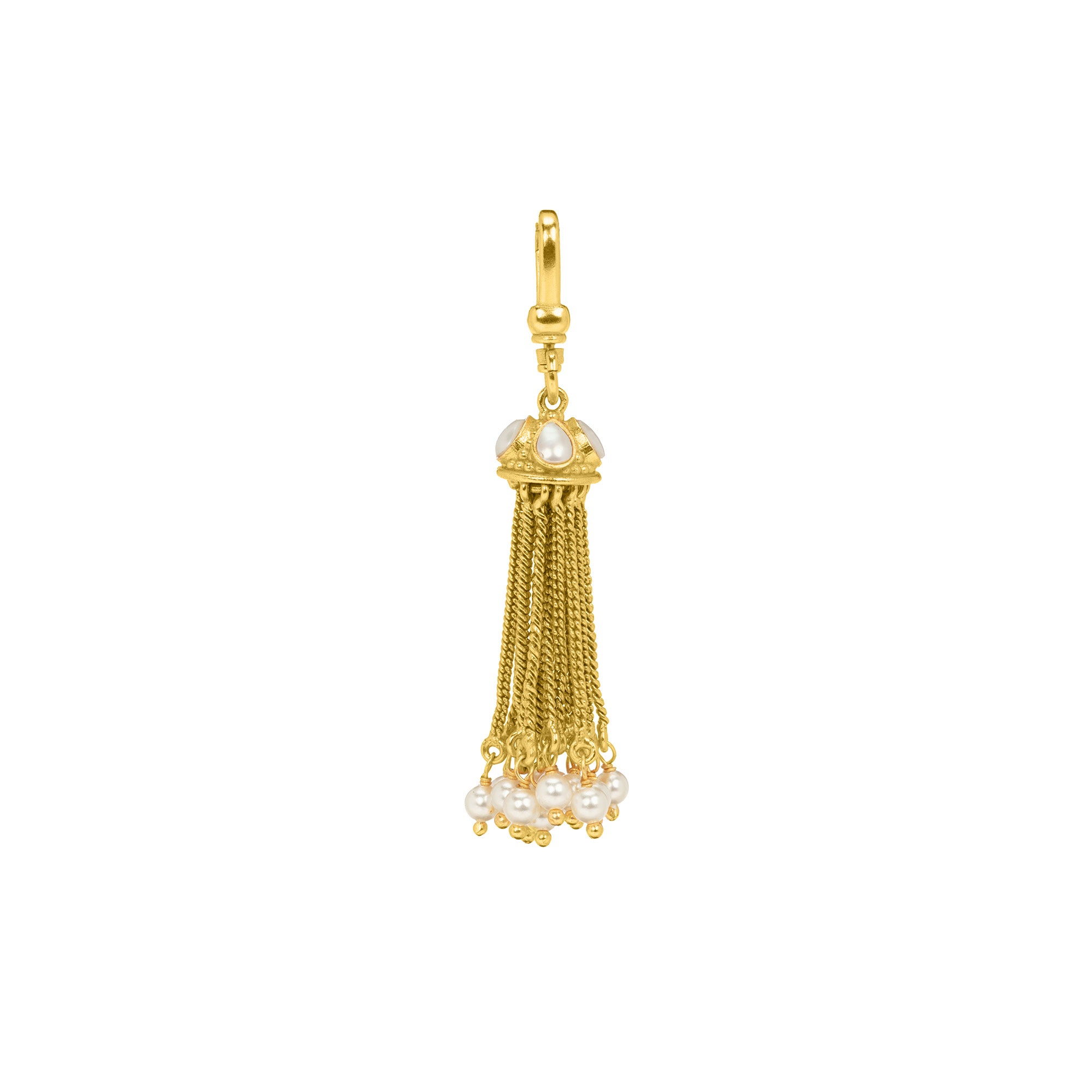 The Odessa: Tassel & Pearl Charm