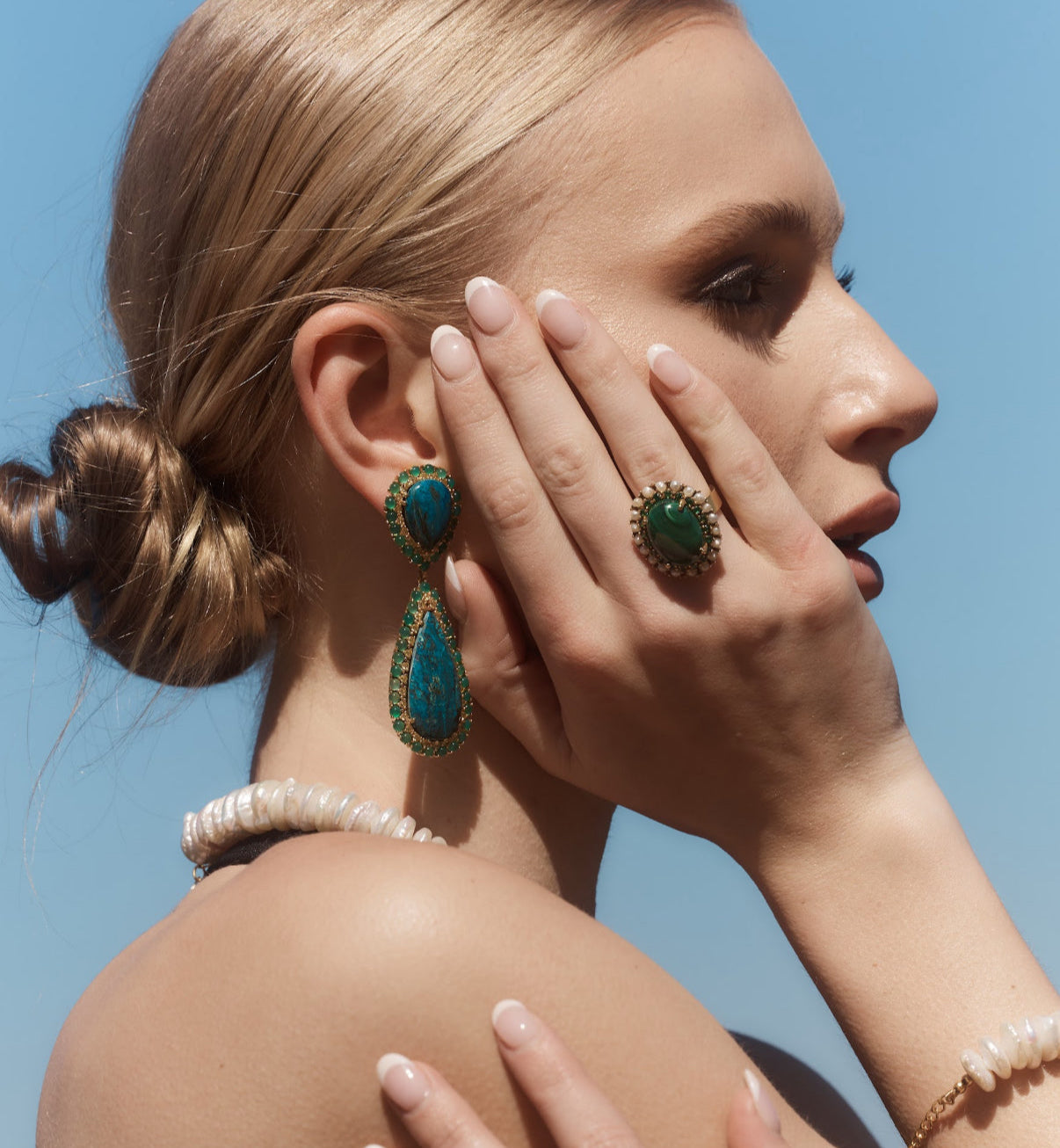 The Caroline: Freshwater Pearl Cocktail Ring