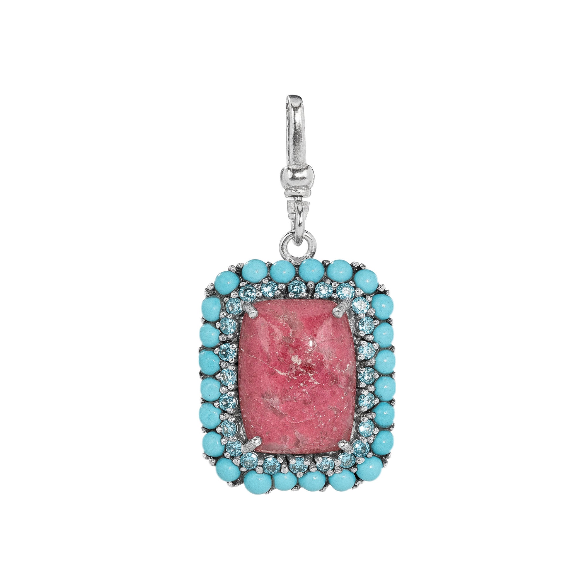 Thulite & Turquoise: The Cristina