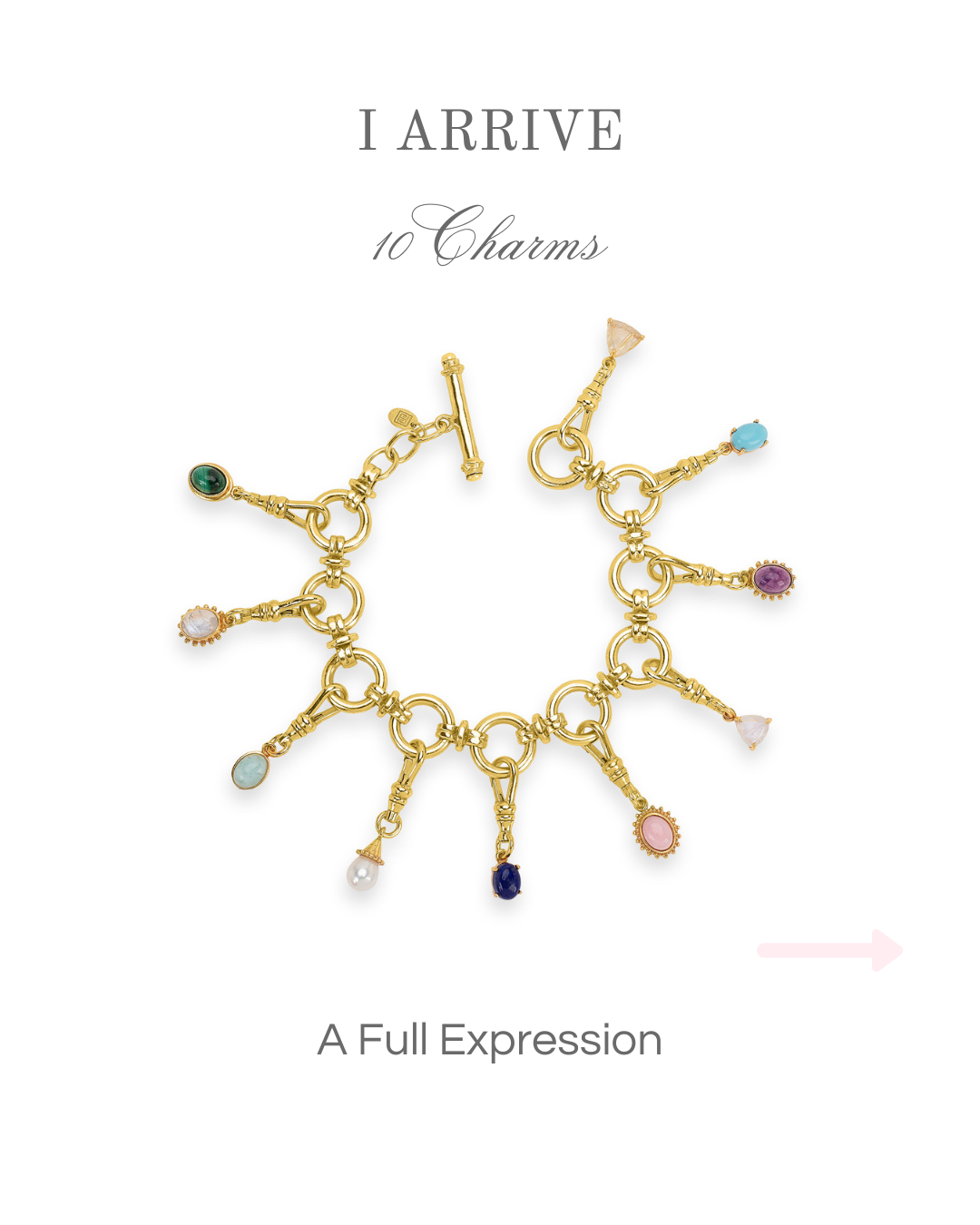 The Wilma: Chunky Link T-Bar Bracelet