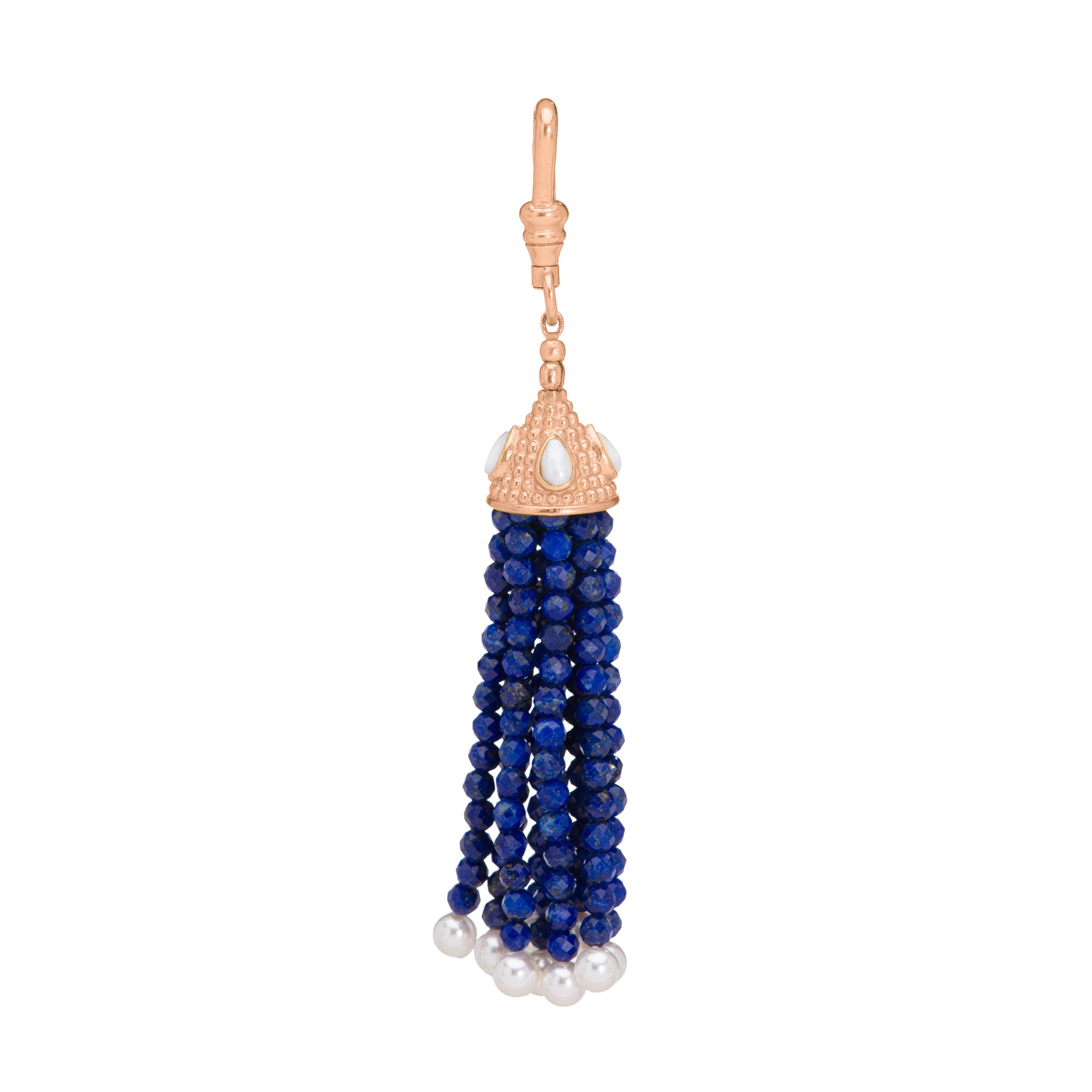 The Odessa: Lapis Lazuli Tassel Charm