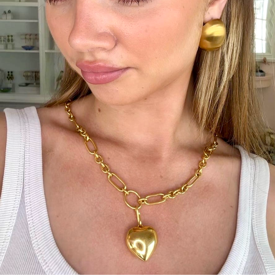 Puffy Heart Charm