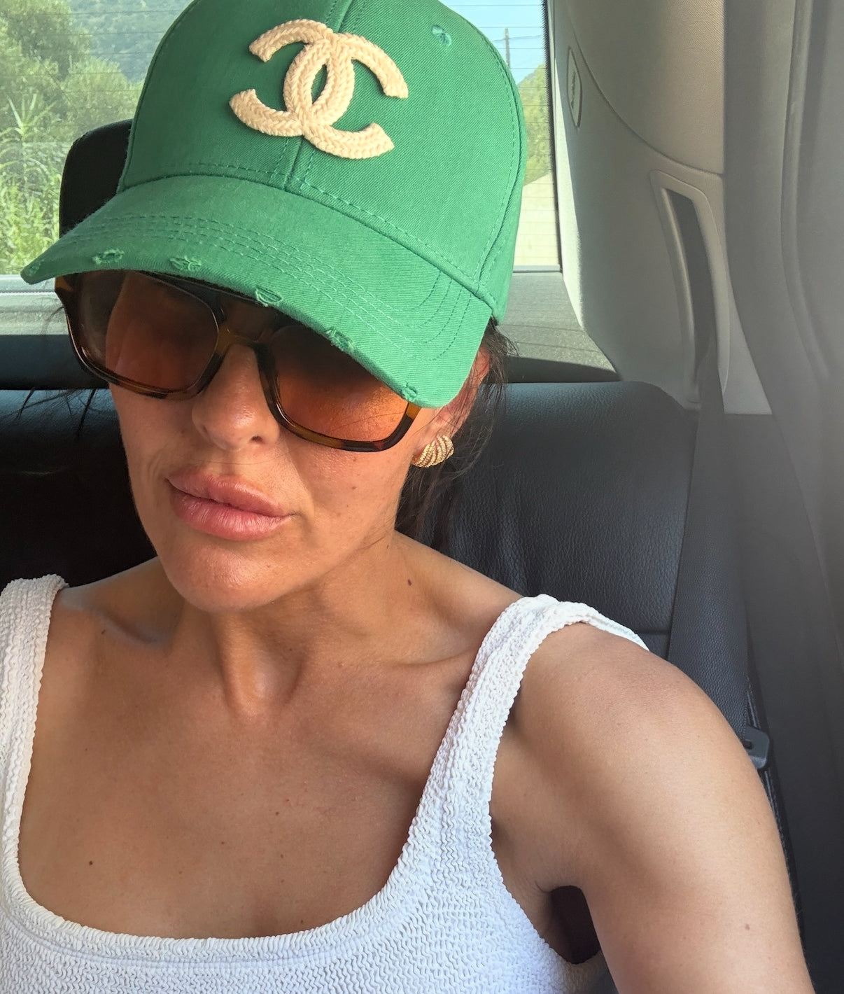 The Kirby: Cubic Zirconia Climber Earrings: