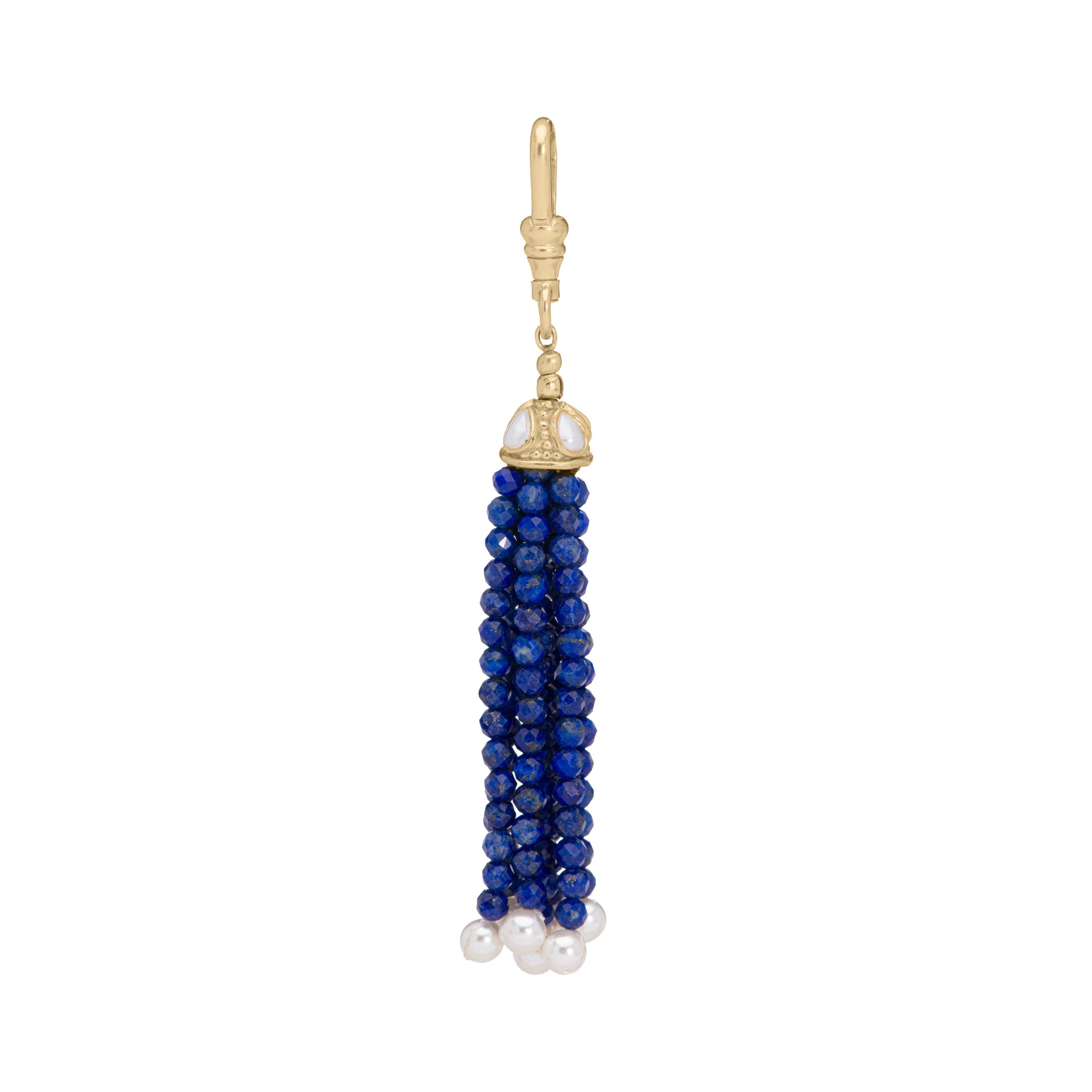The Odessa: Lapis Lazuli Tassel Charm