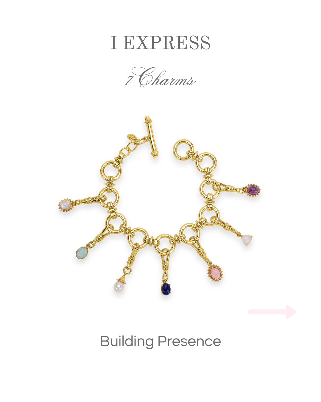 The Wilma: Chunky Link T-Bar Bracelet
