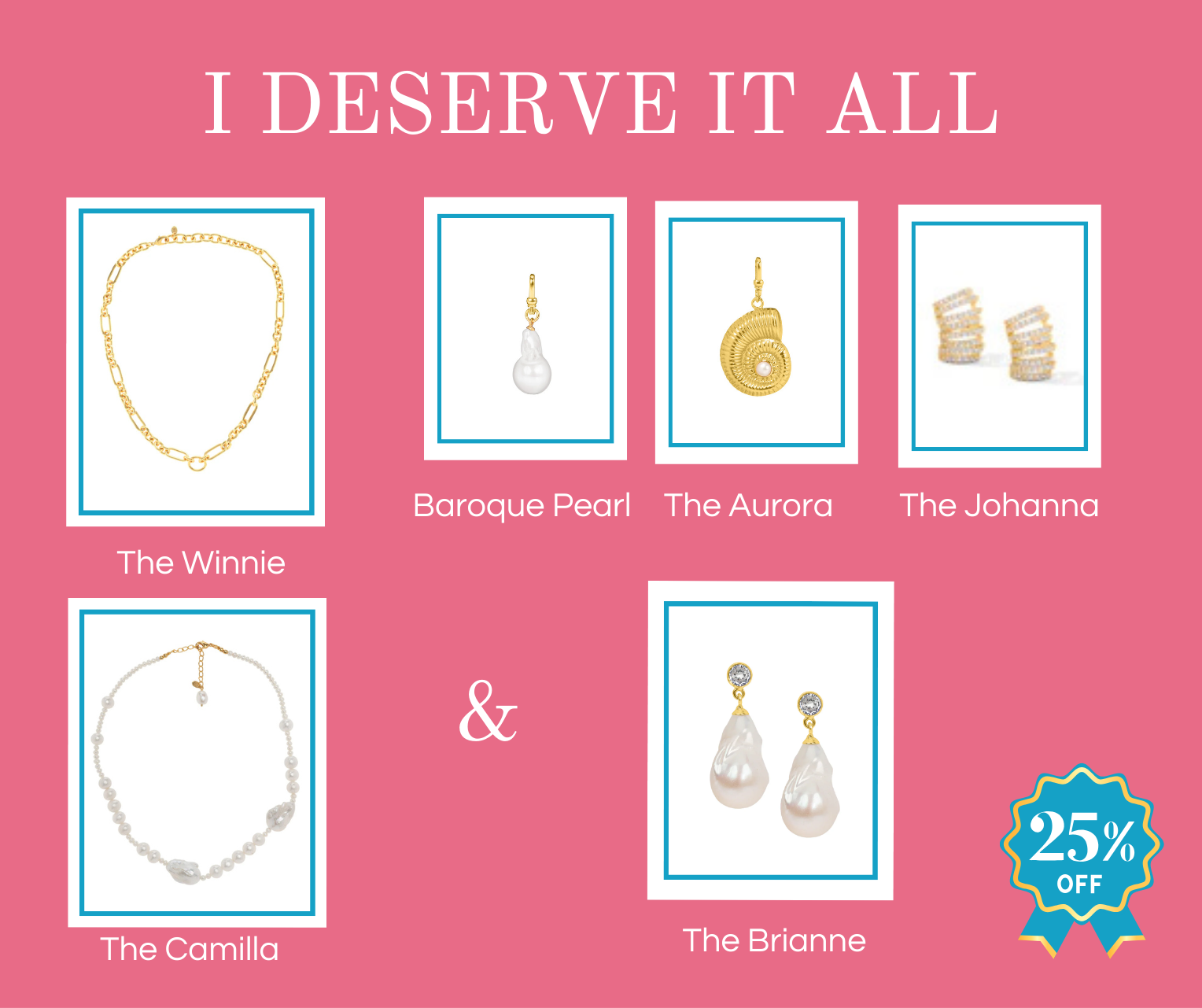 I DESERVE IT ALL (18k Gold Filled)