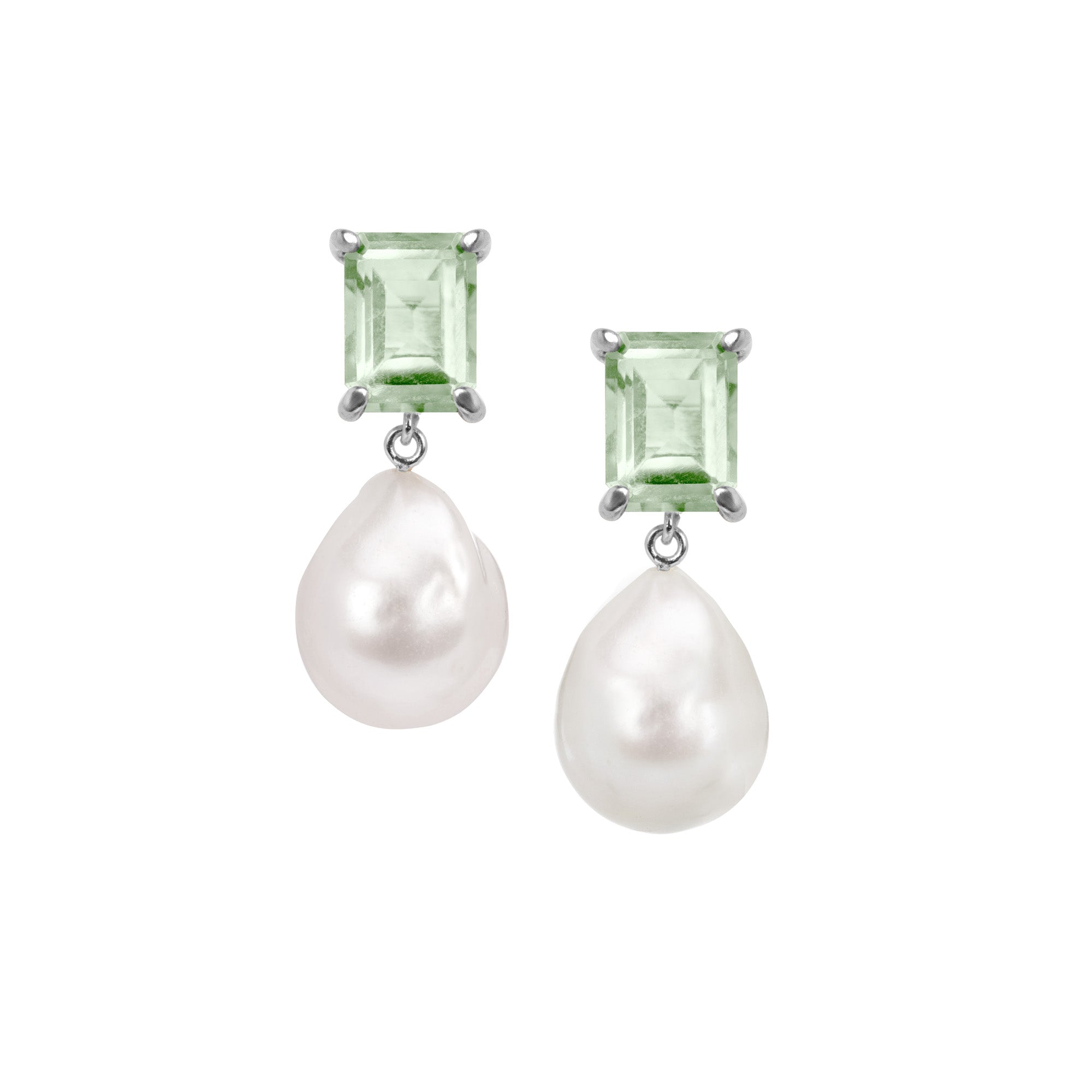 The Bellen: Baroque Pearl Earrings