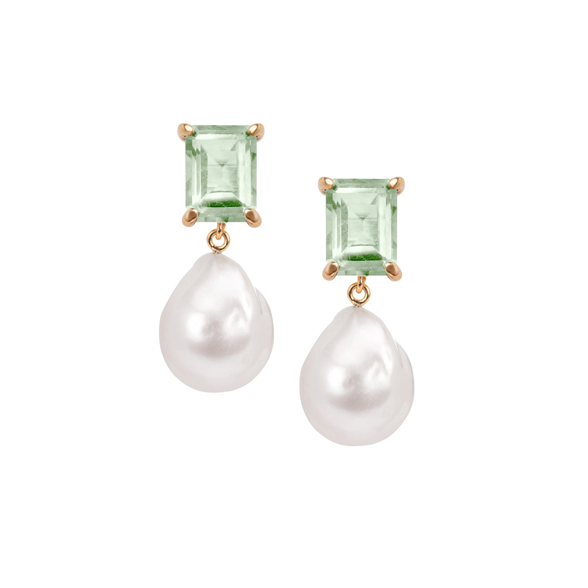 The Bellen: Baroque Pearl Earrings