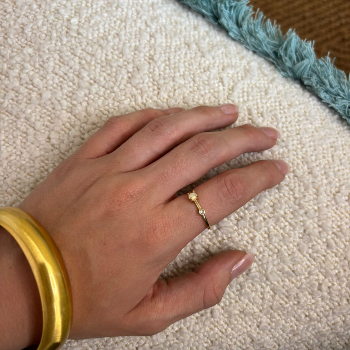 White Topaz And Opal: The Kim