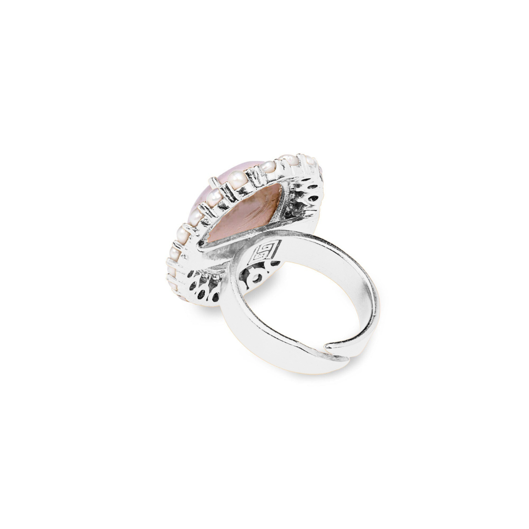 The Caroline: Freshwater Pearl Cocktail Ring