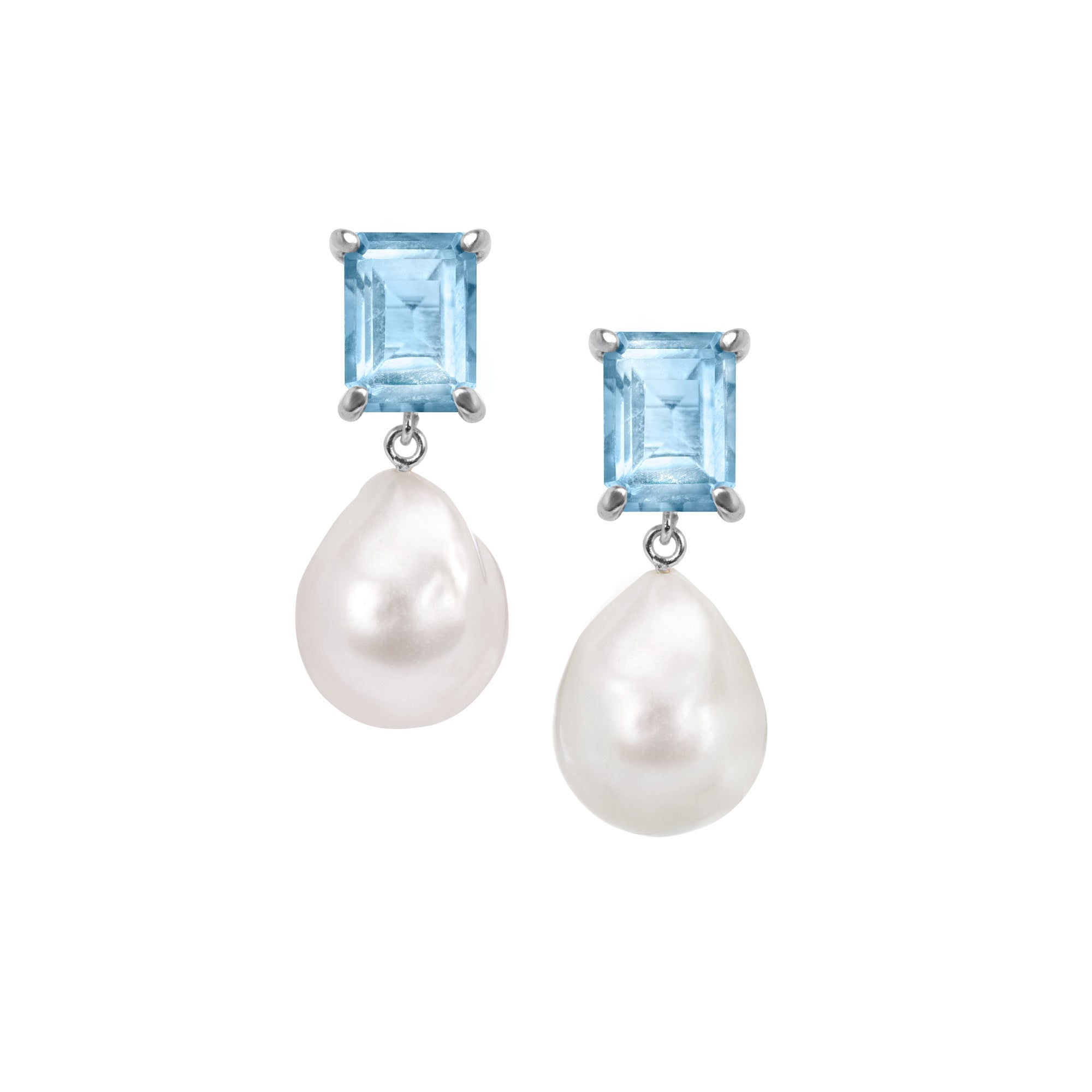 The Bellen: Baroque Pearl Earrings
