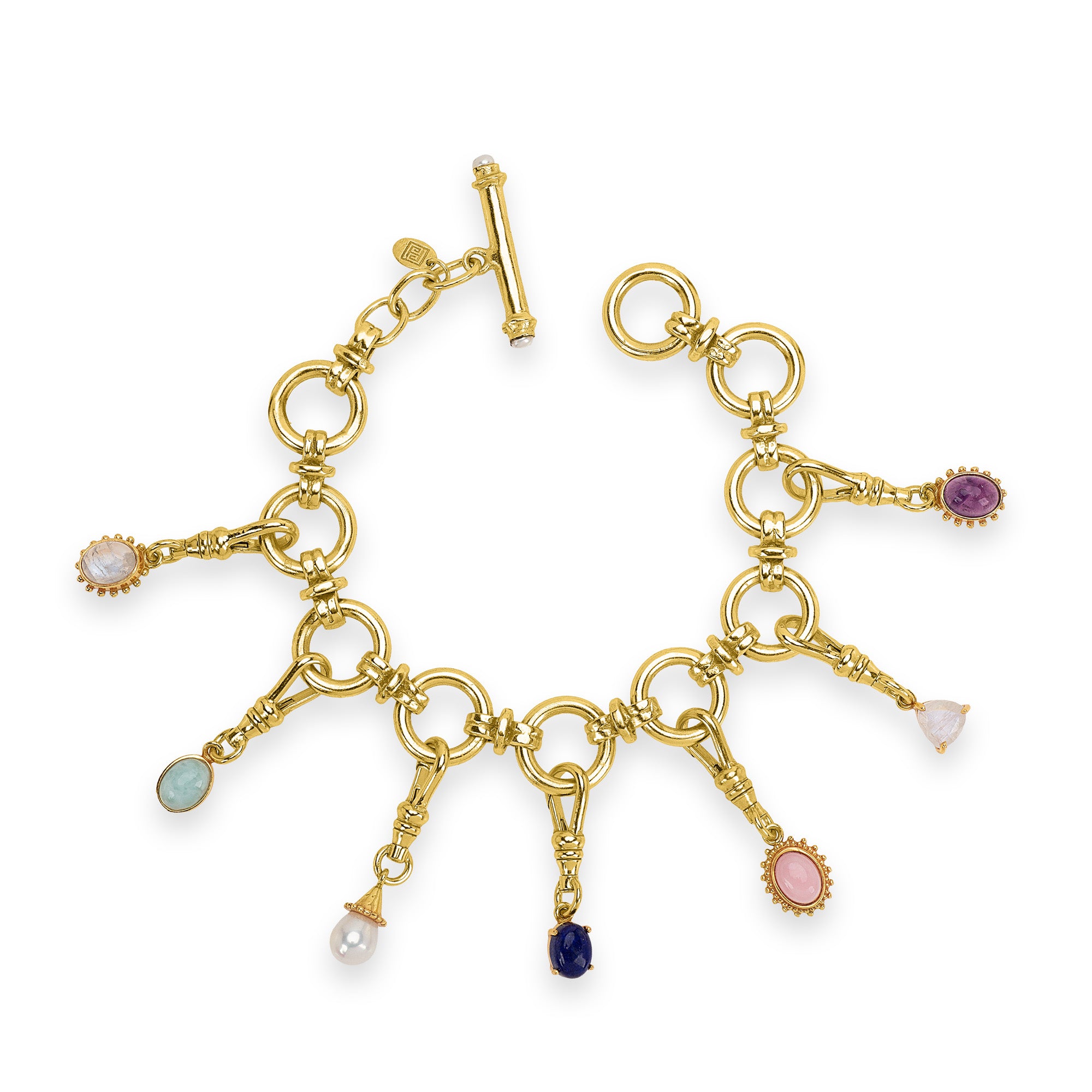 The Wilma: Chunky Link T-Bar Bracelet