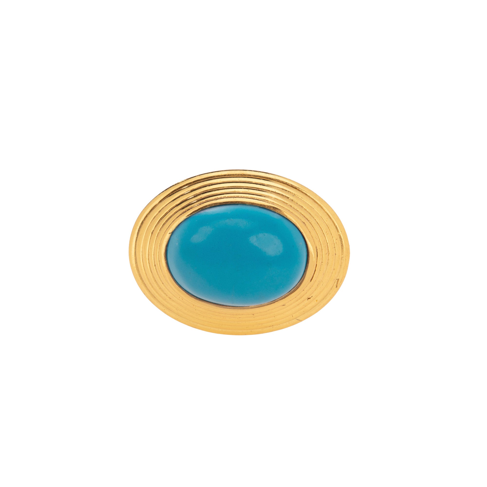 The Aphrodite: Large Gemstone Adjustable Ring