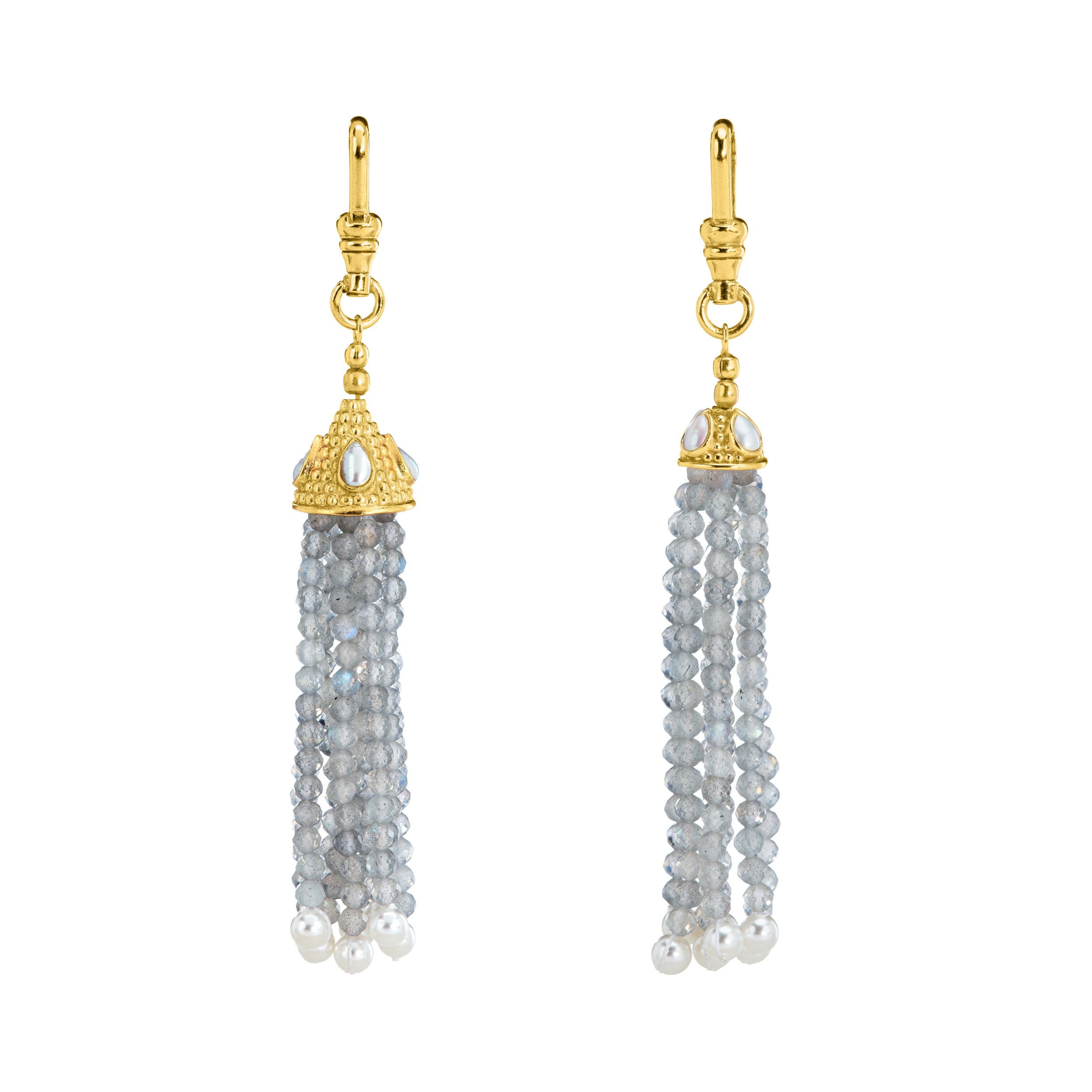 The Odessa: Labradorite Tassel Charm