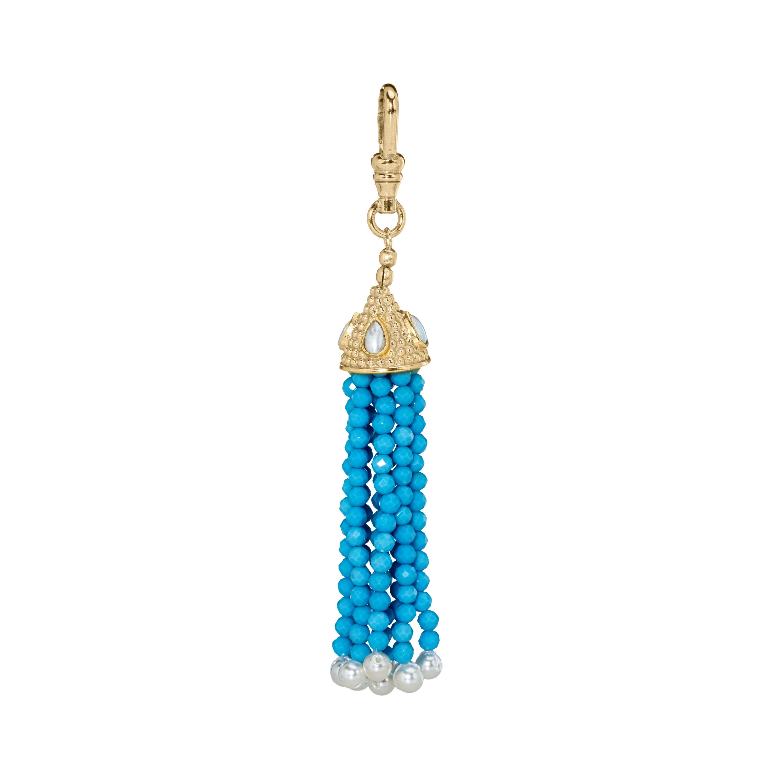 The Odessa: Turquoise Tassel Charm
