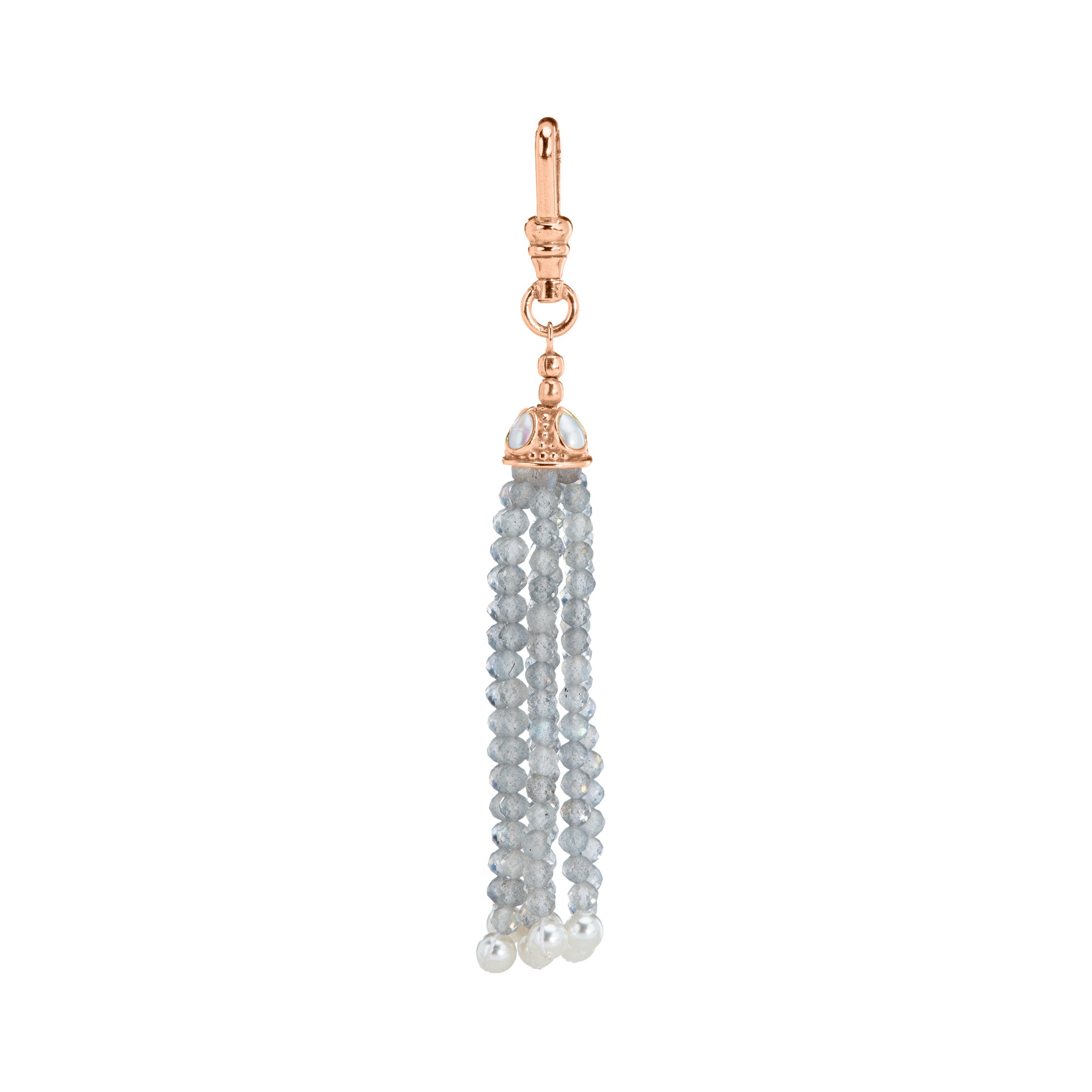 The Odessa: Labradorite Tassel Charm