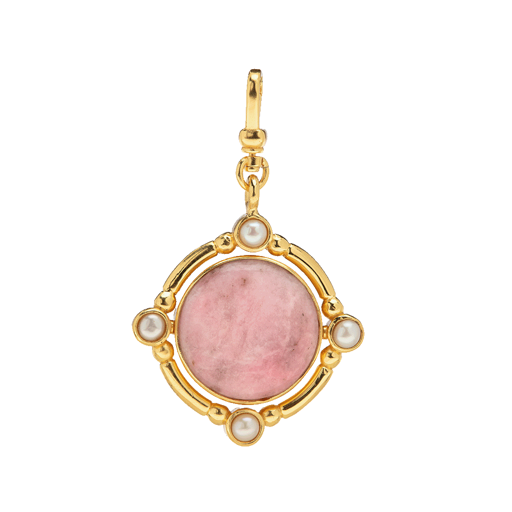 The Odette: Shattuckite & Petalite 4-in-1 Reversible/Flippable Charm