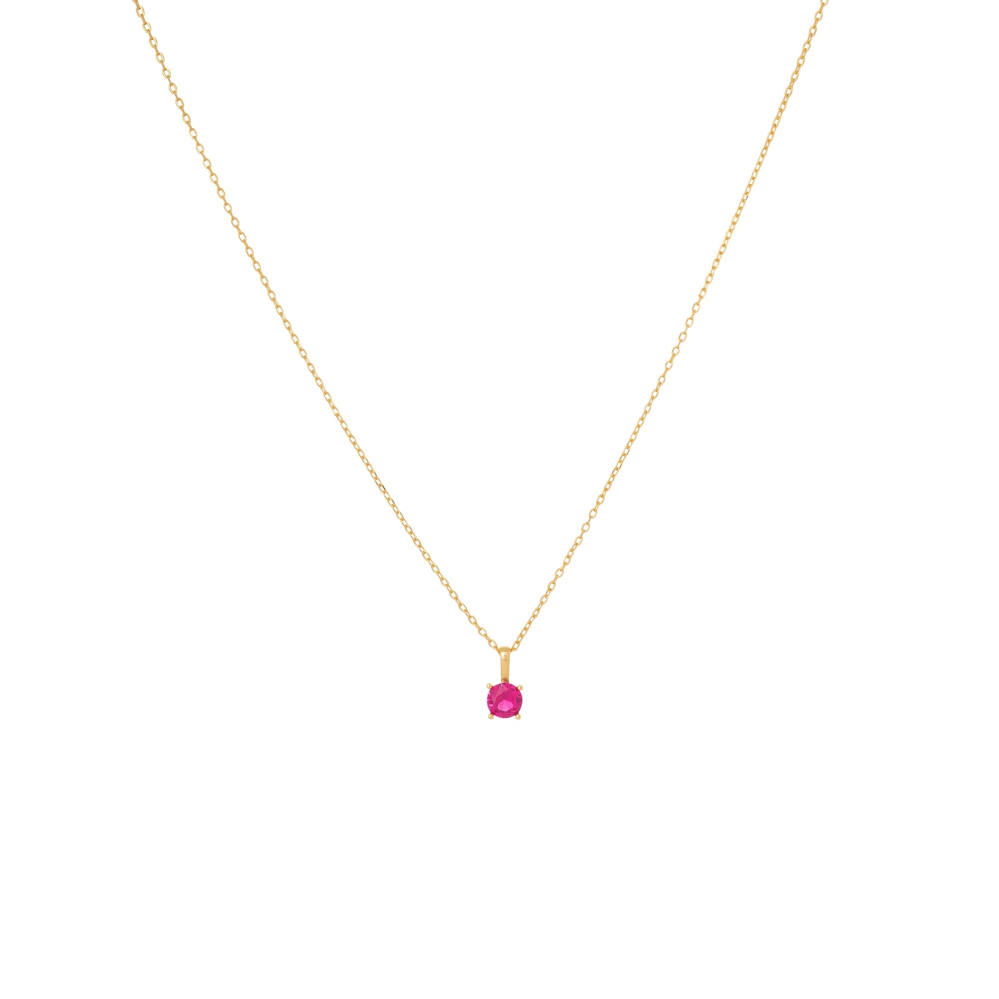 Dainty Gemstone Necklace