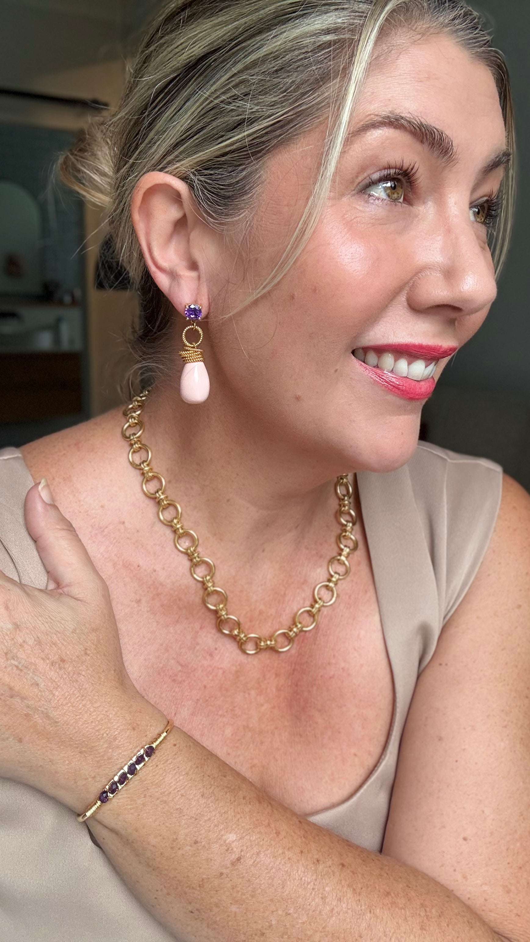 Amethyst Cuff: The Allie