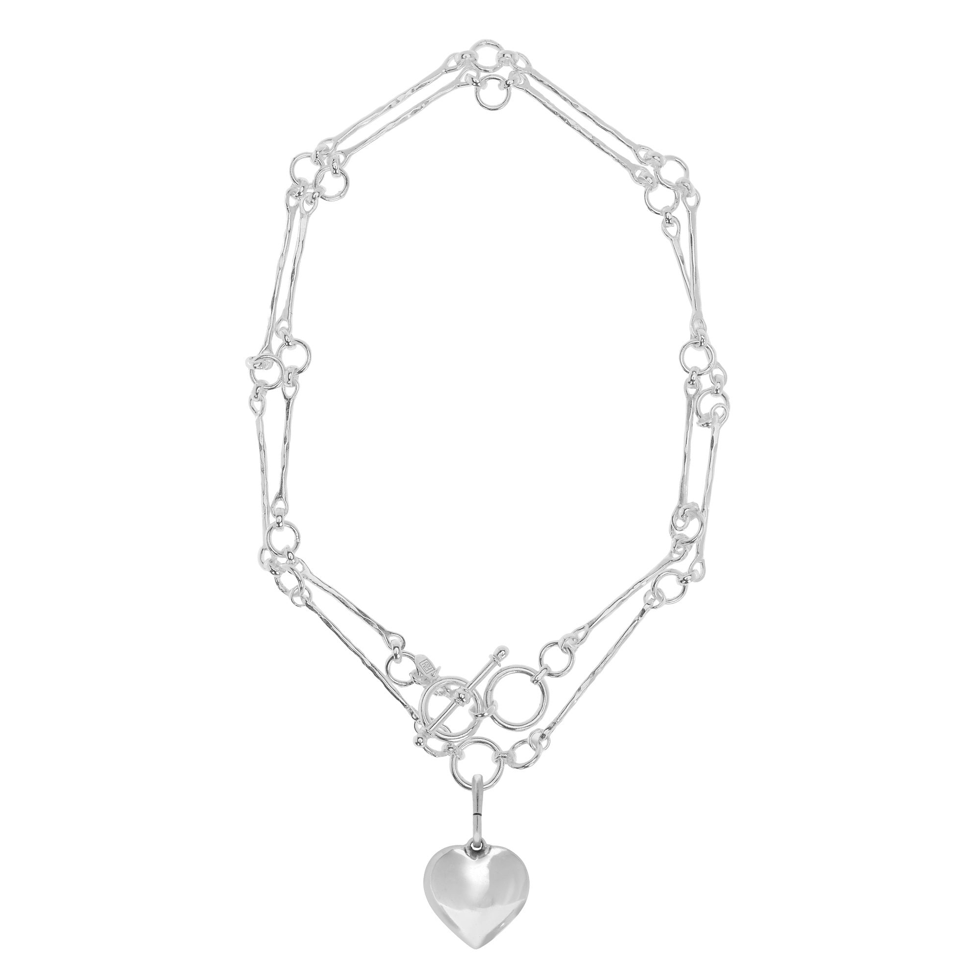 Long & Round Link T-Bar Necklace: The Penelope